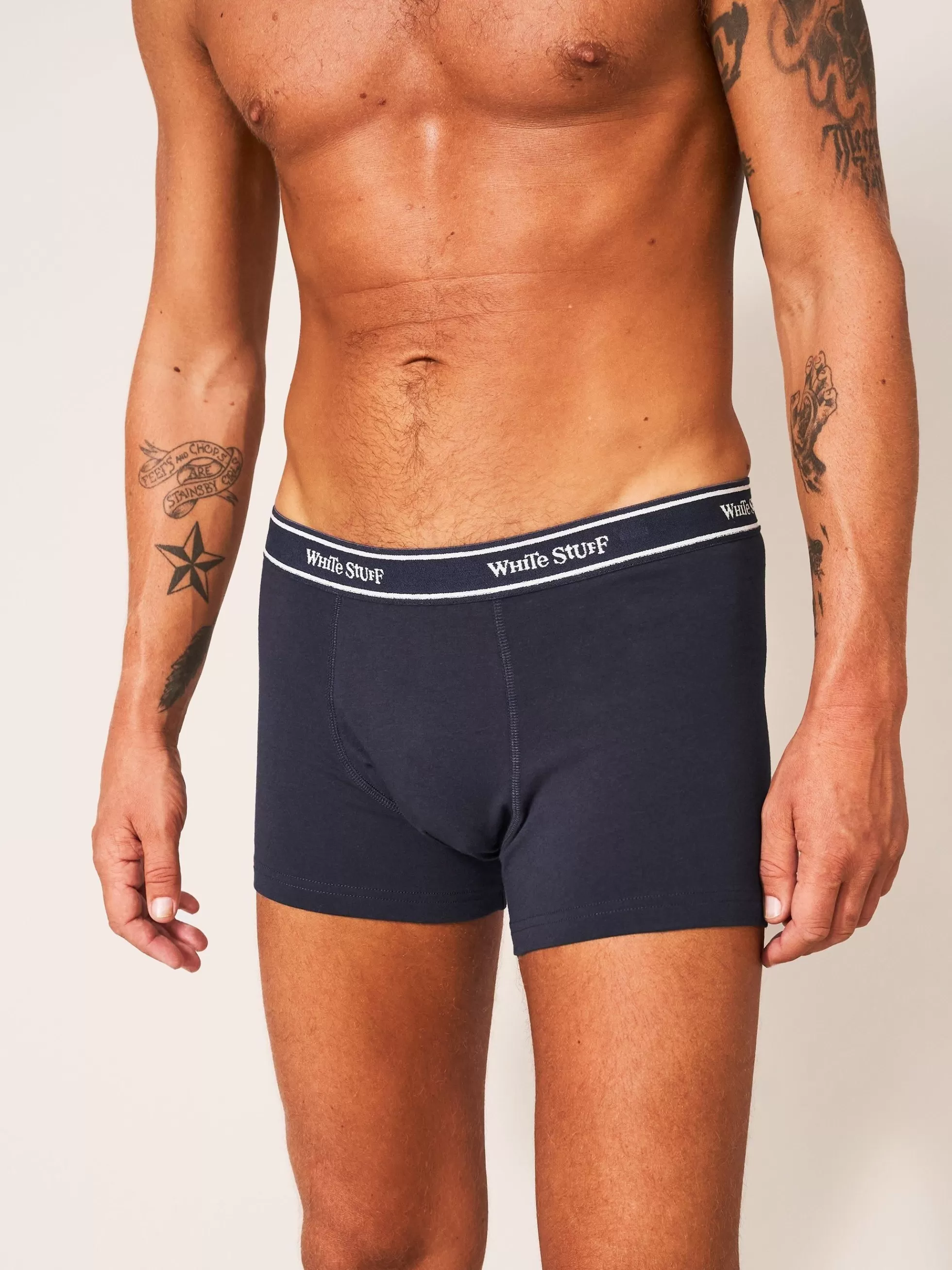 Flash Sale 2Pack Boxers Plain And Stripe Underwear