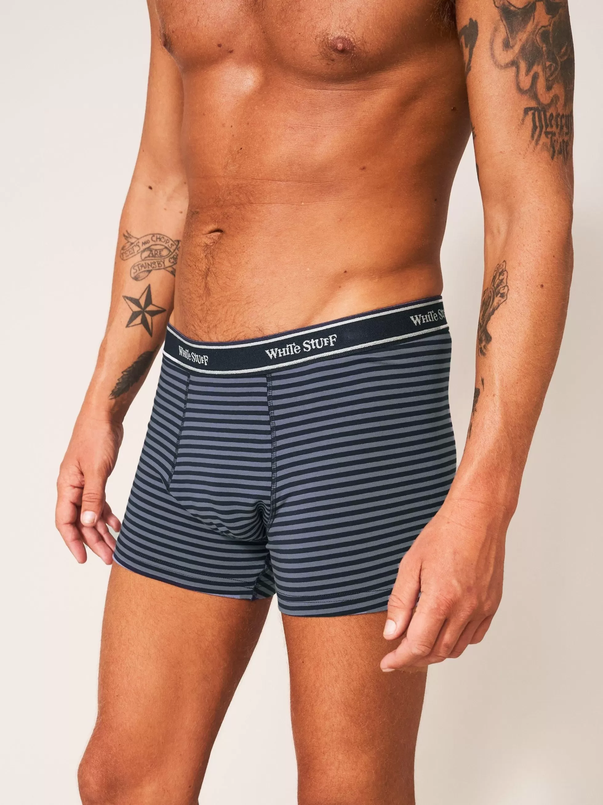 Flash Sale 2Pack Boxers Plain And Stripe Underwear