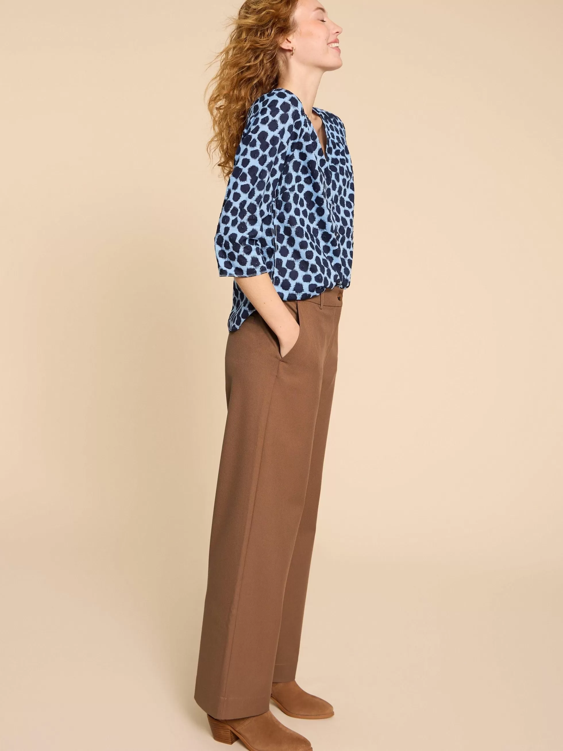 Discount Belle Wide Leg Trouser Trousers