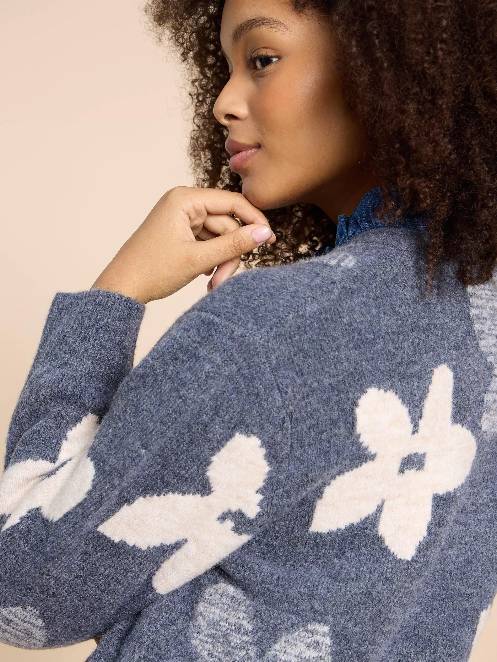 Fashion Blossom Longline Cardigan Jumpers And Cardigans