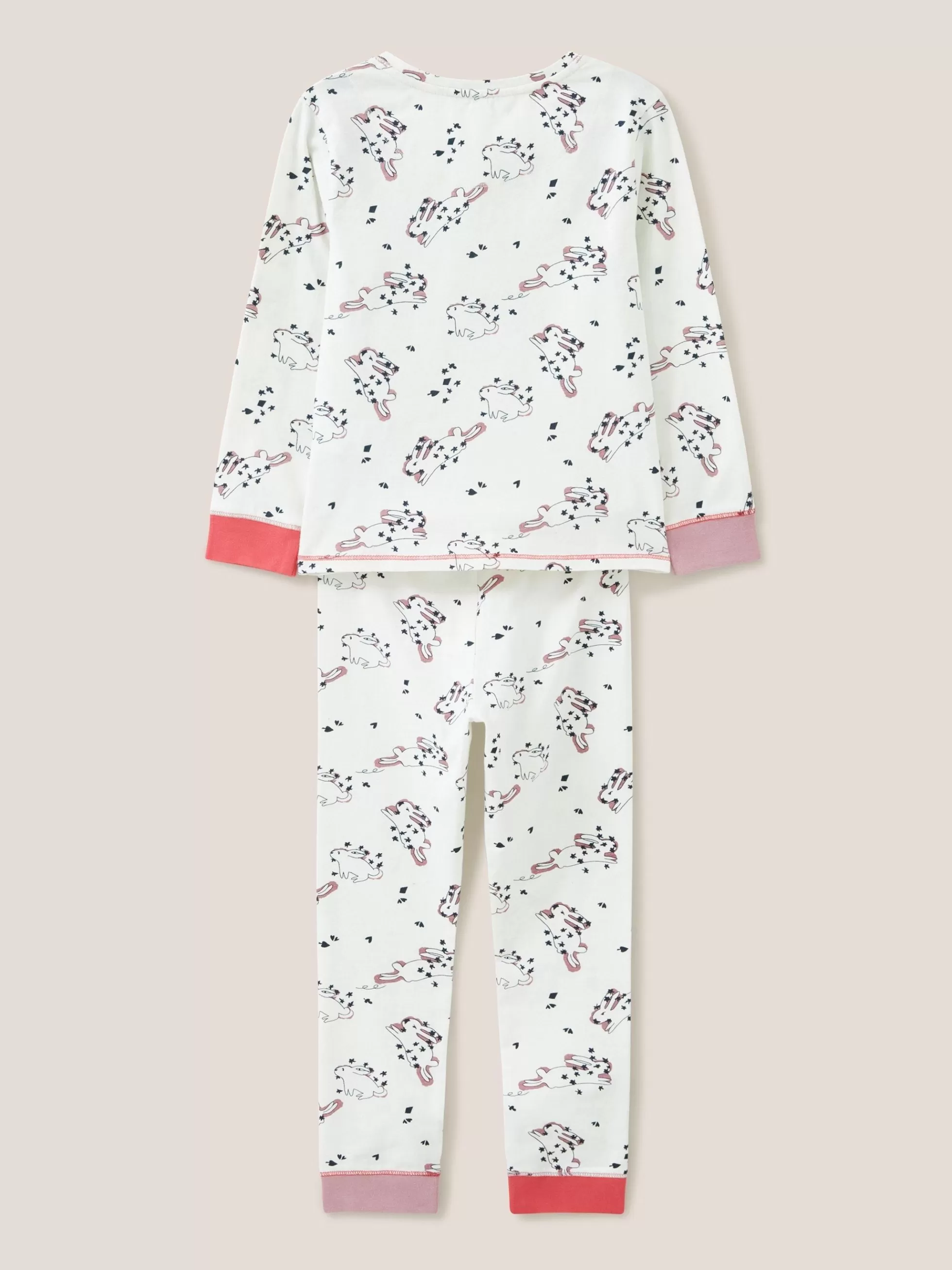 Shop Bunny Printed Pj Set Pyjamas