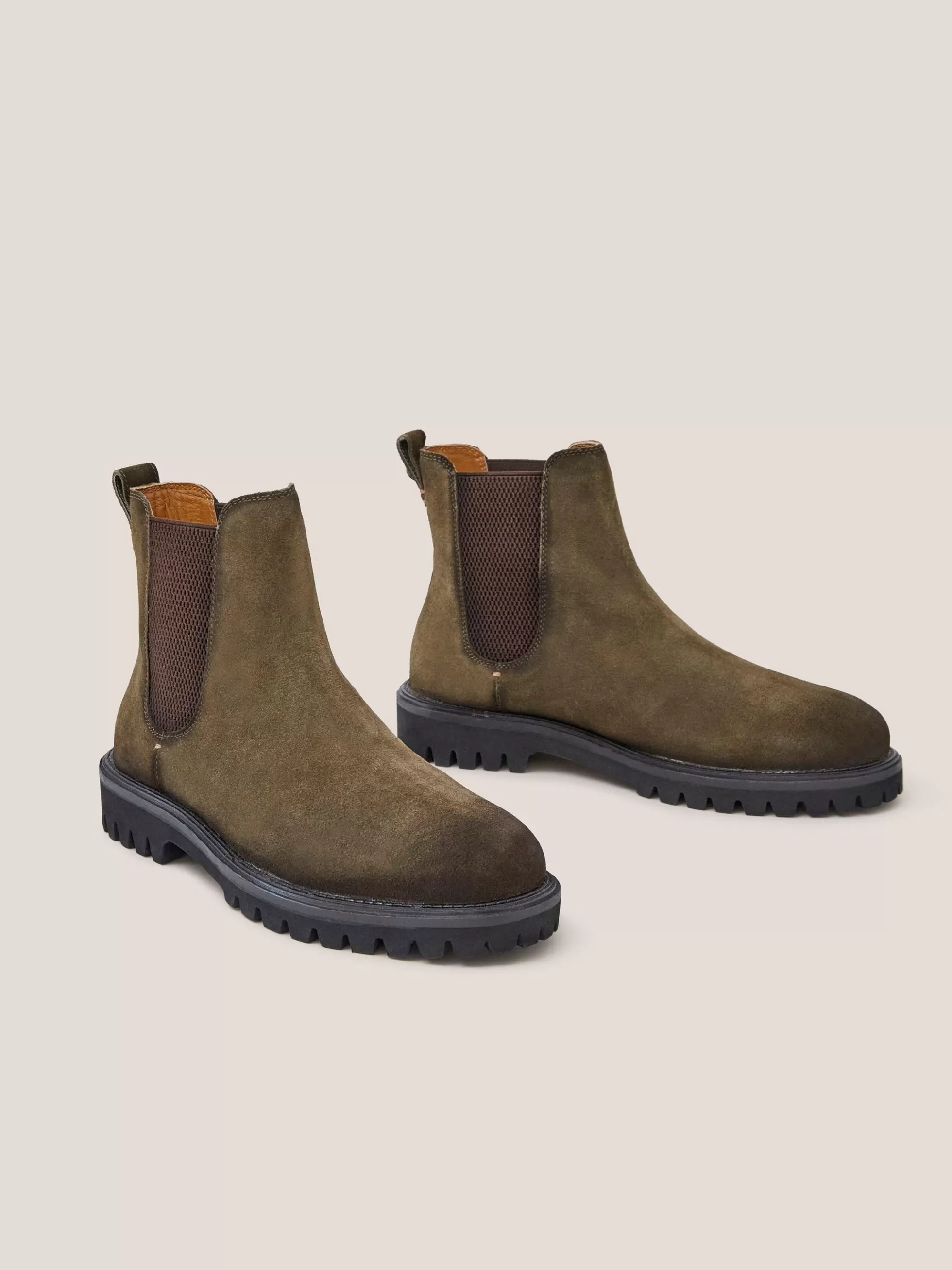 New Chunky Suede Chelsea Boot Boots