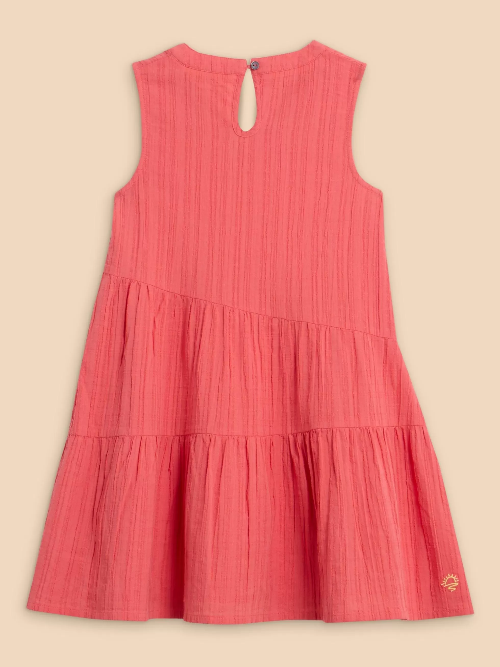 Sale Coral Woven Dress Dresses And Skirts