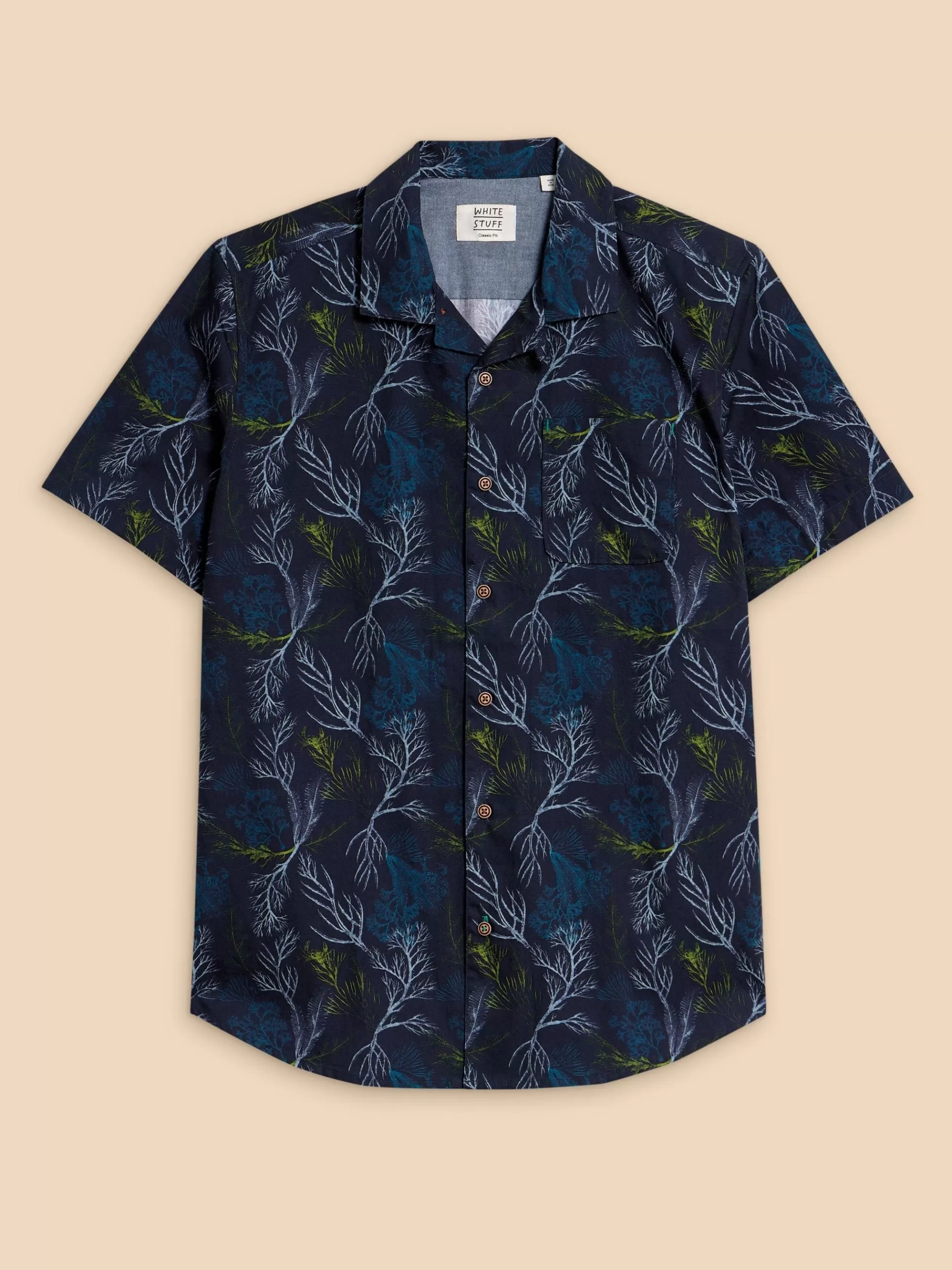 Hot Crab Printed Ss Shirt Shirts