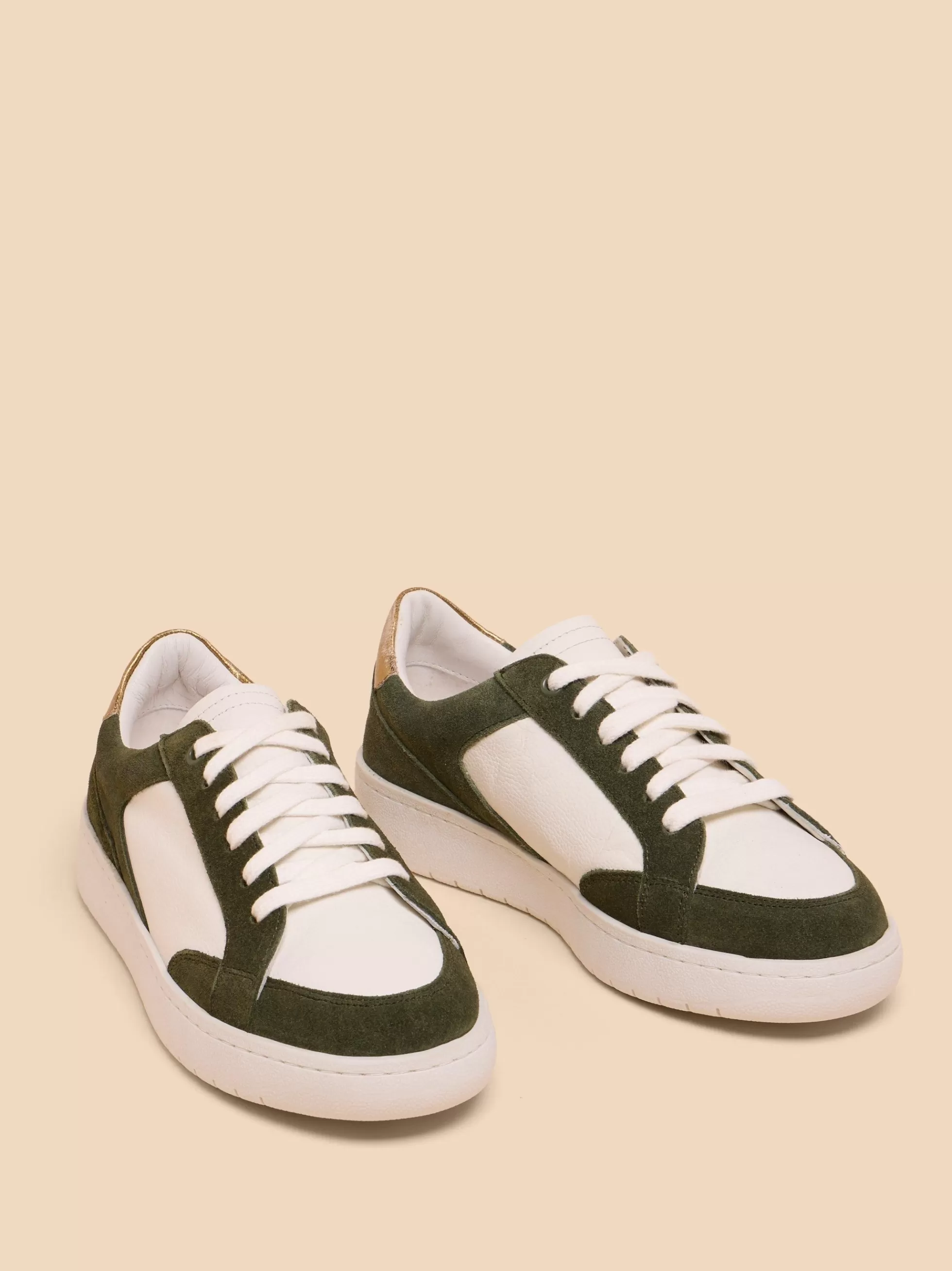 Fashion Dahlia Leather Trainer Trainers