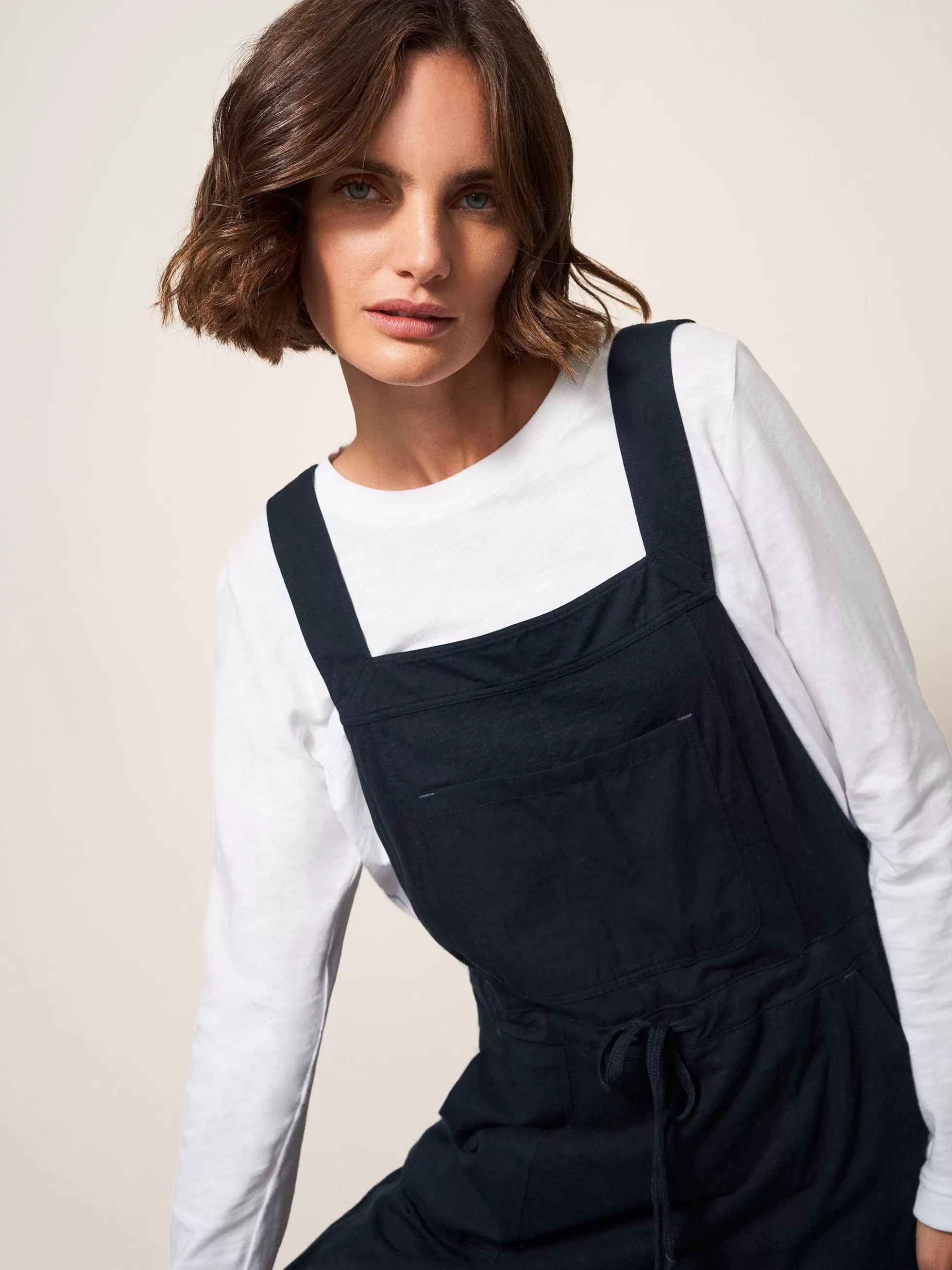 Flash Sale Daphne Jersey Dungaree Dresses