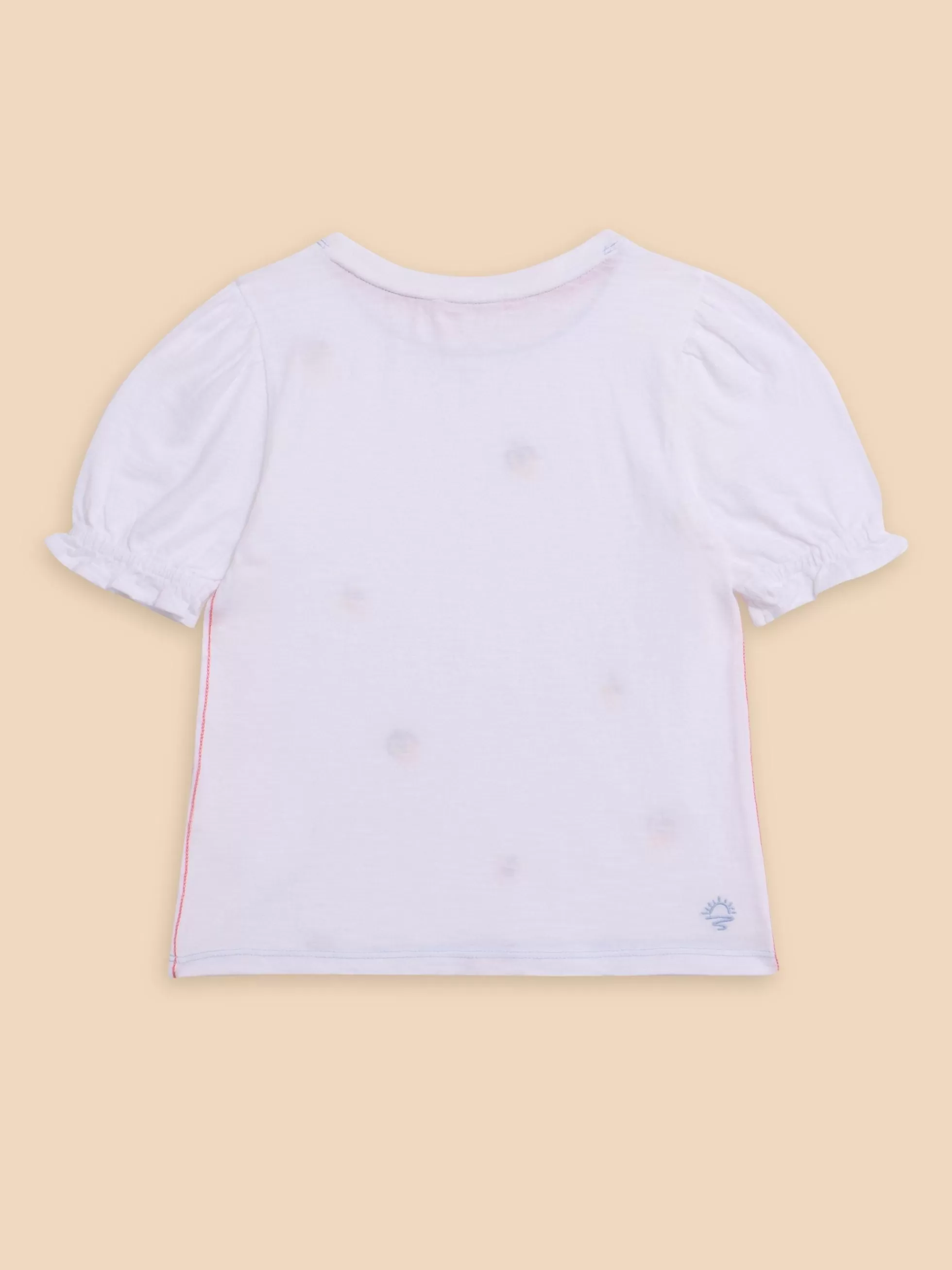 Discount Embroidered Lemon Tee Tops