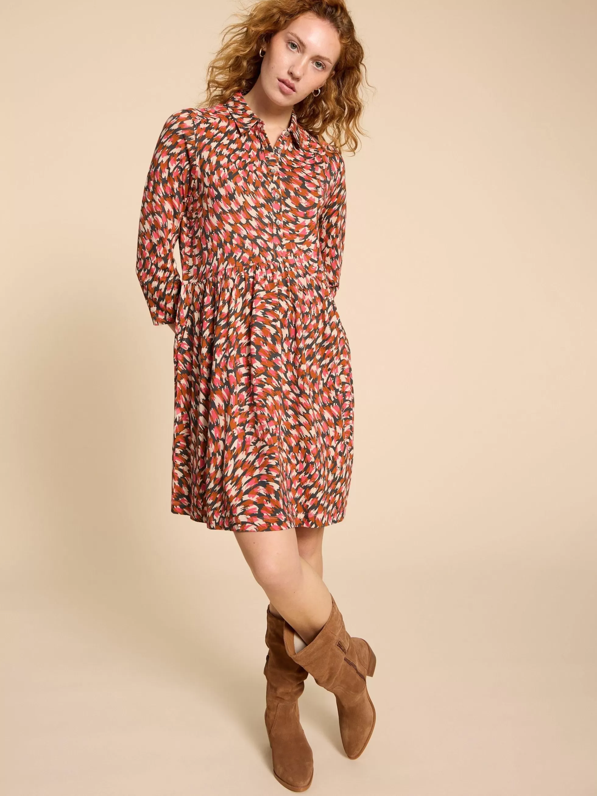 Outlet Everly Shirt Dress Dresses