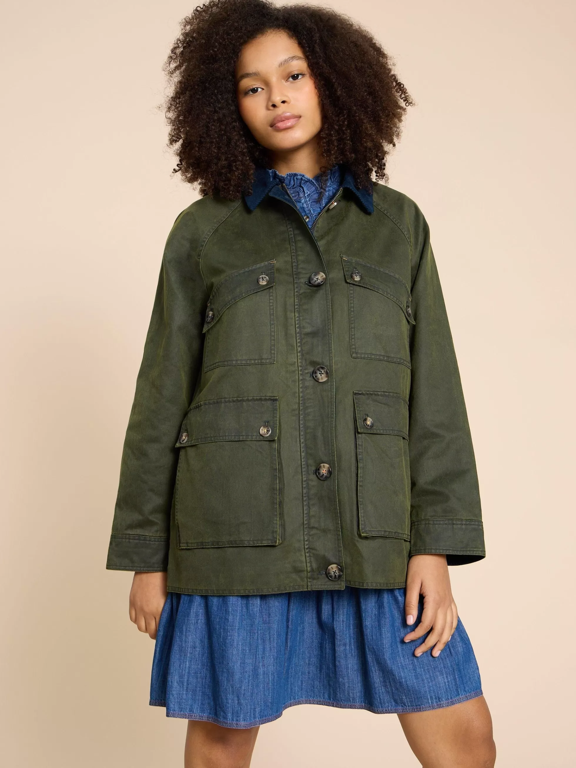 Store Juniper Cotton Jacket Coats And Jackets