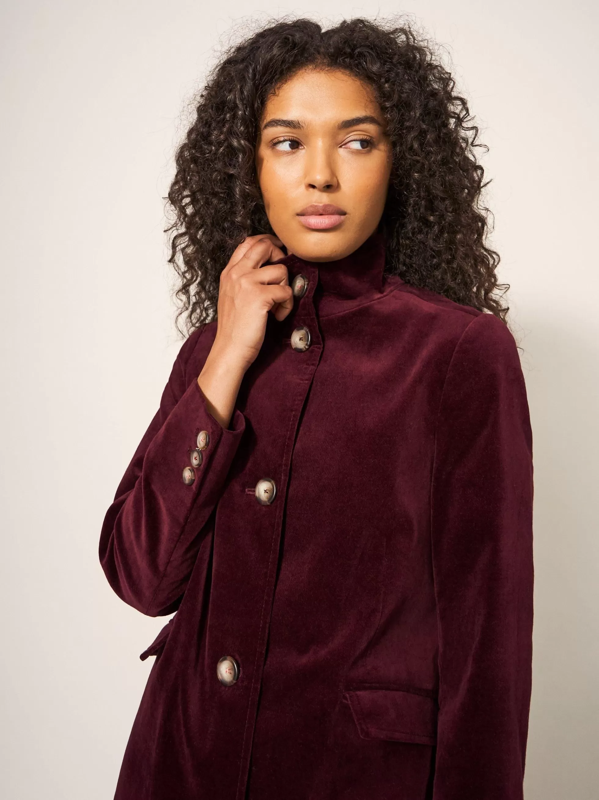 Flash Sale Karla Smart Velvet Coat Coats And Jackets