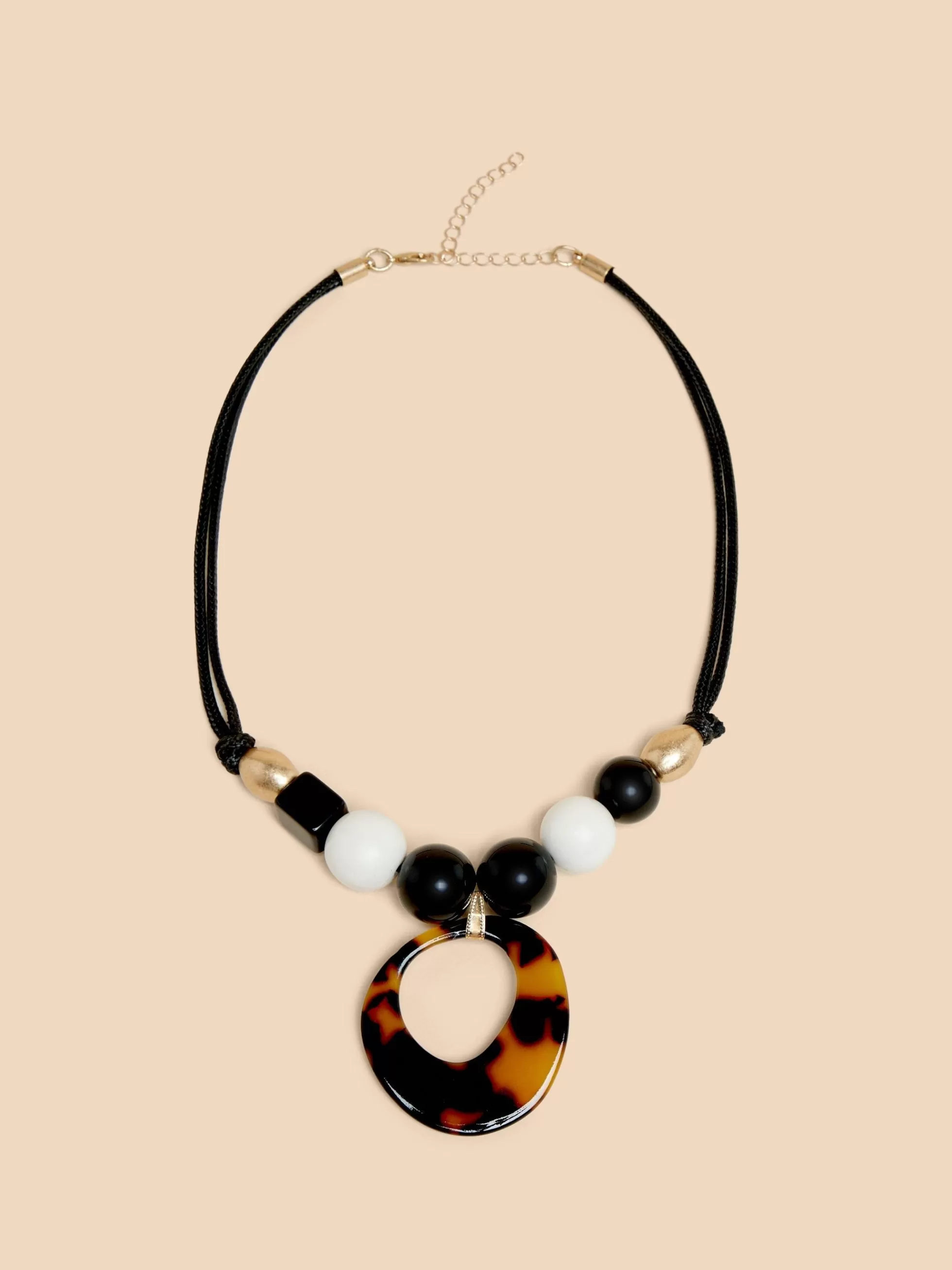 Outlet Lilium Suede Bead Necklace Jewellery