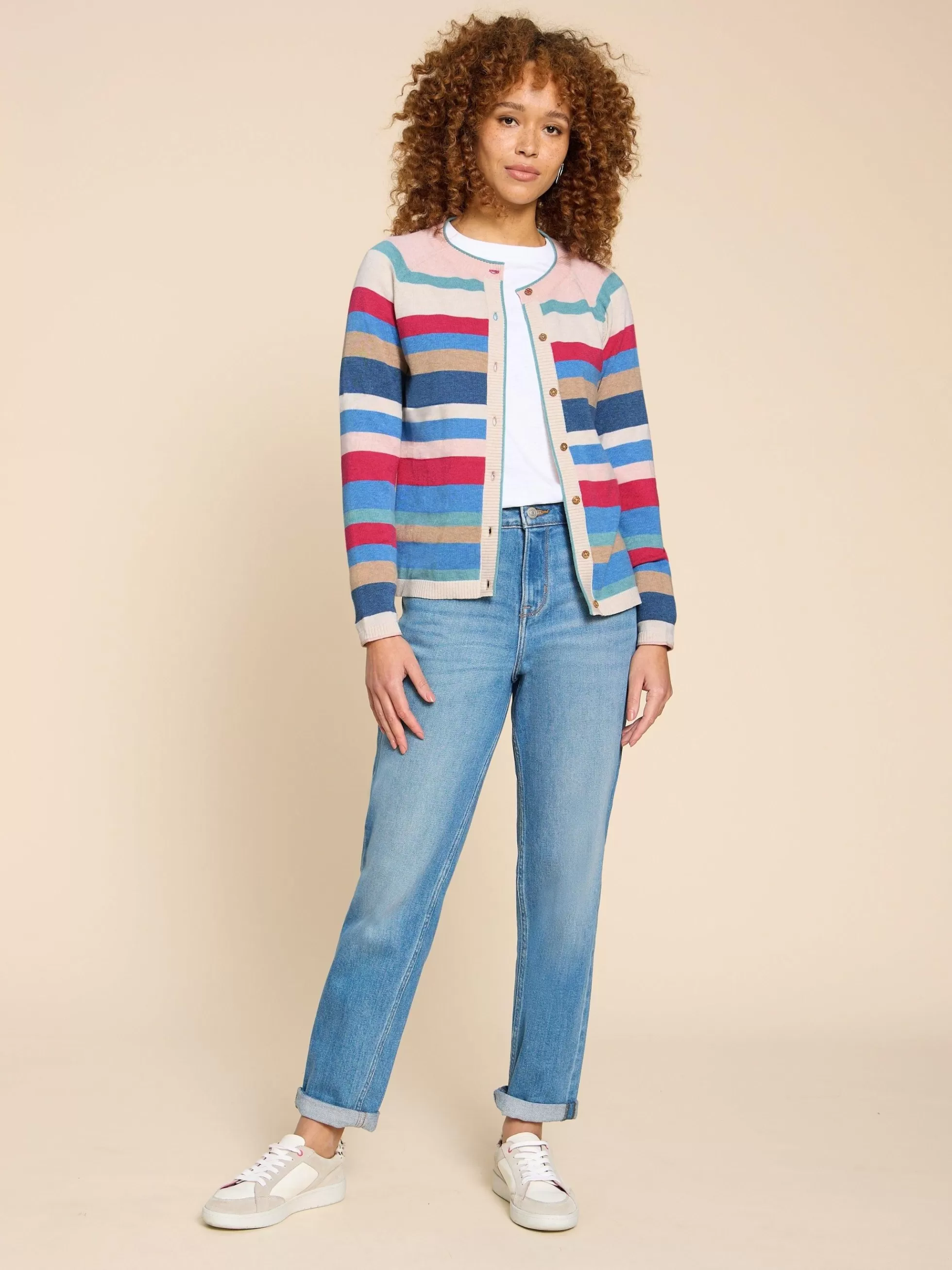 Cheap Lulu Striped Cardi Jumpers And Cardigans