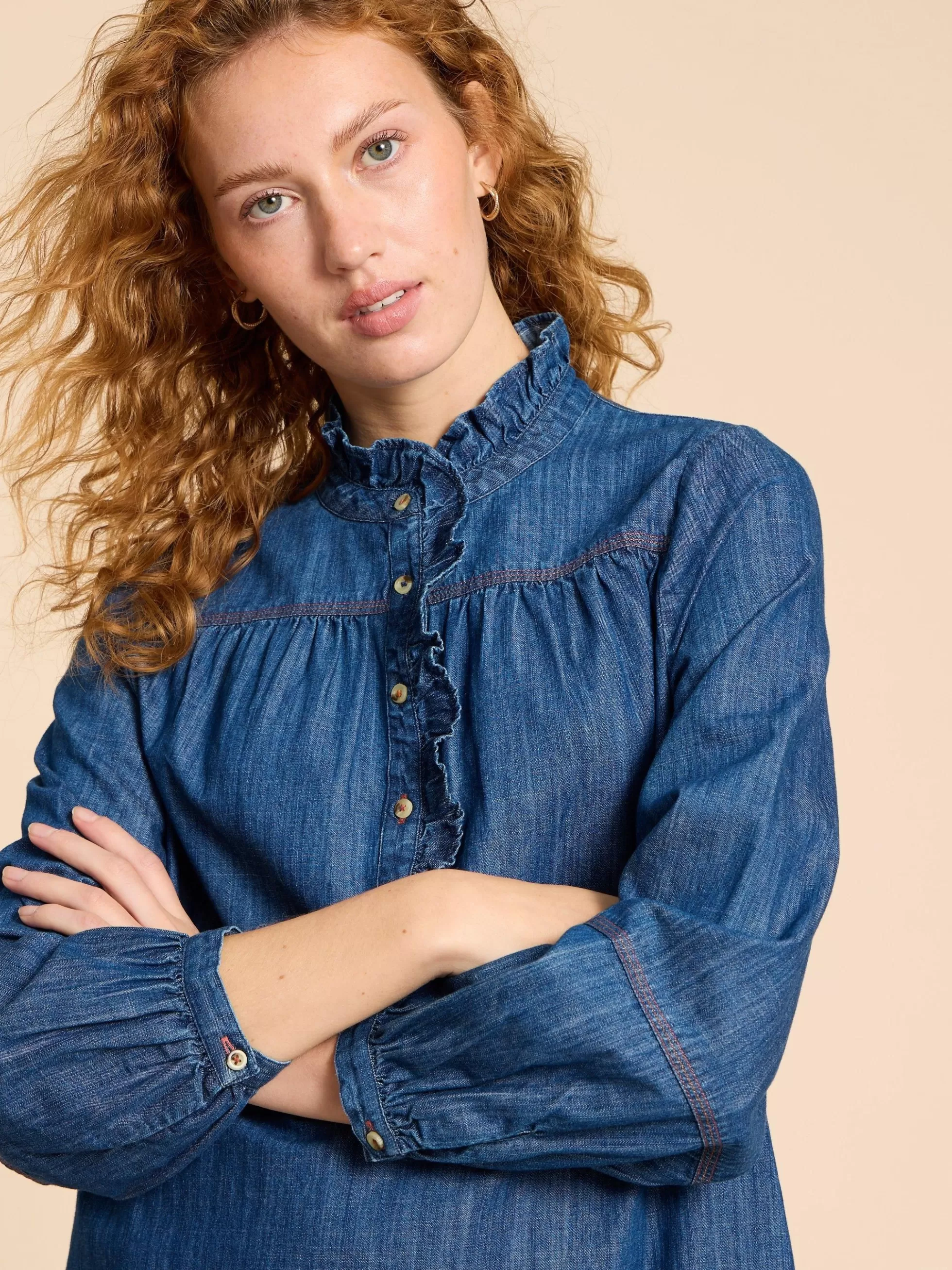 Discount Maisie Denim Dress Dresses