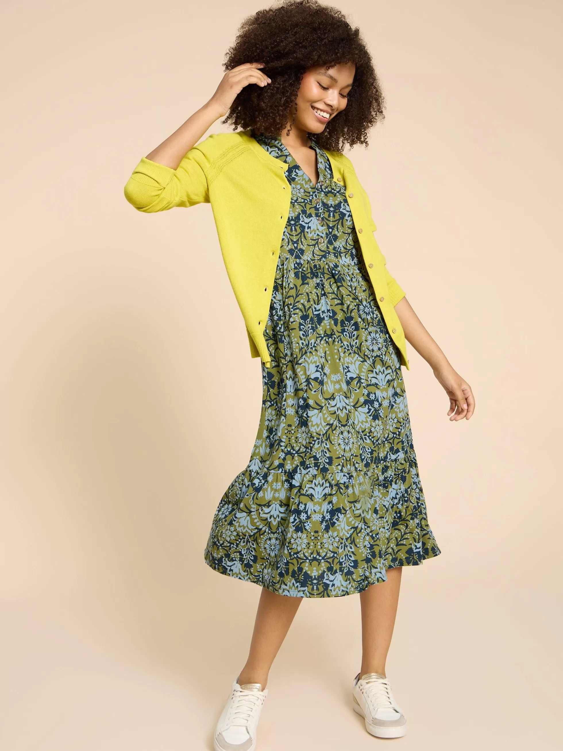 Outlet Naya Print Jersey Dress Dresses