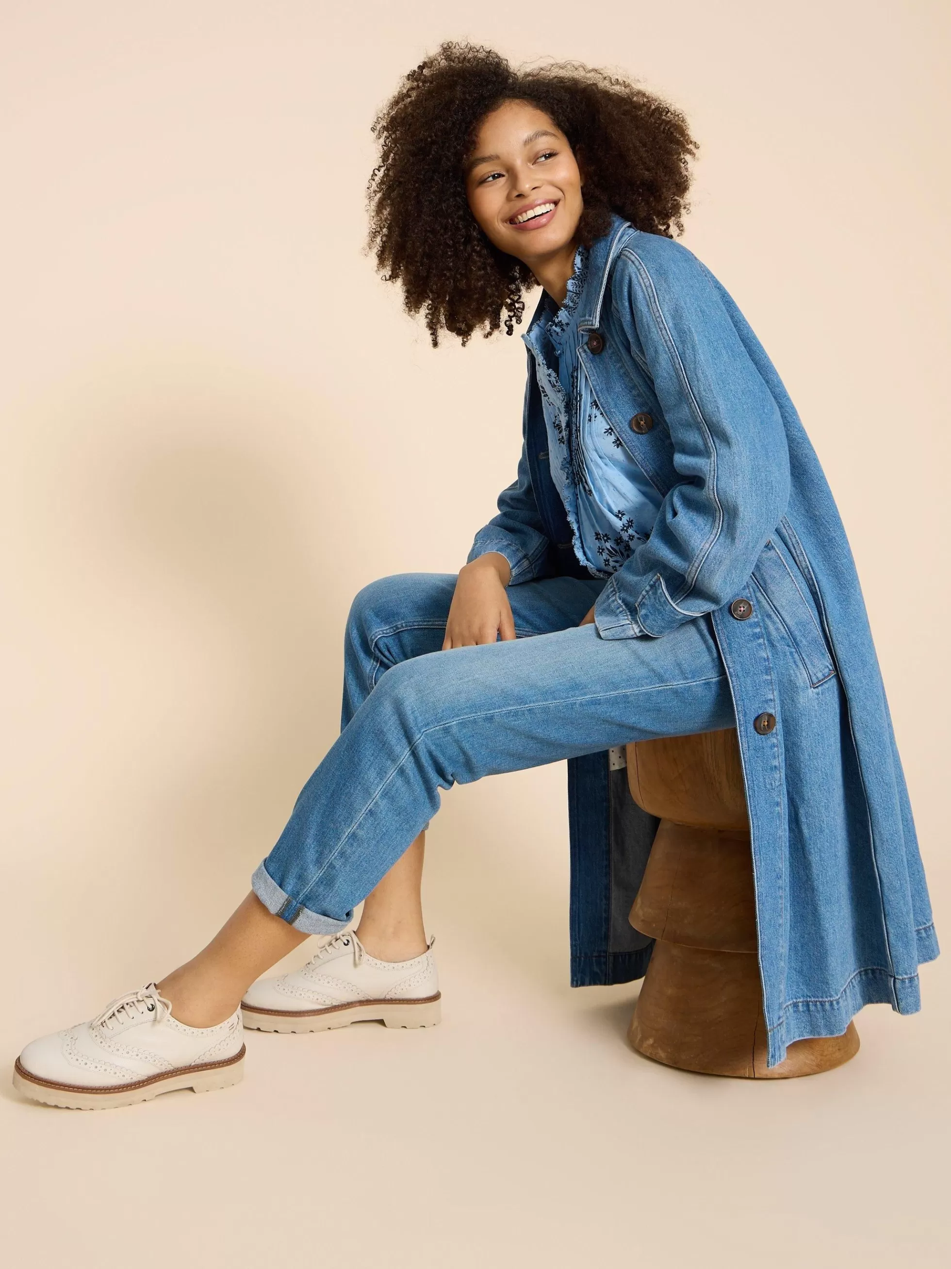 Flash Sale Oakleigh Denim Coat Coats And Jackets