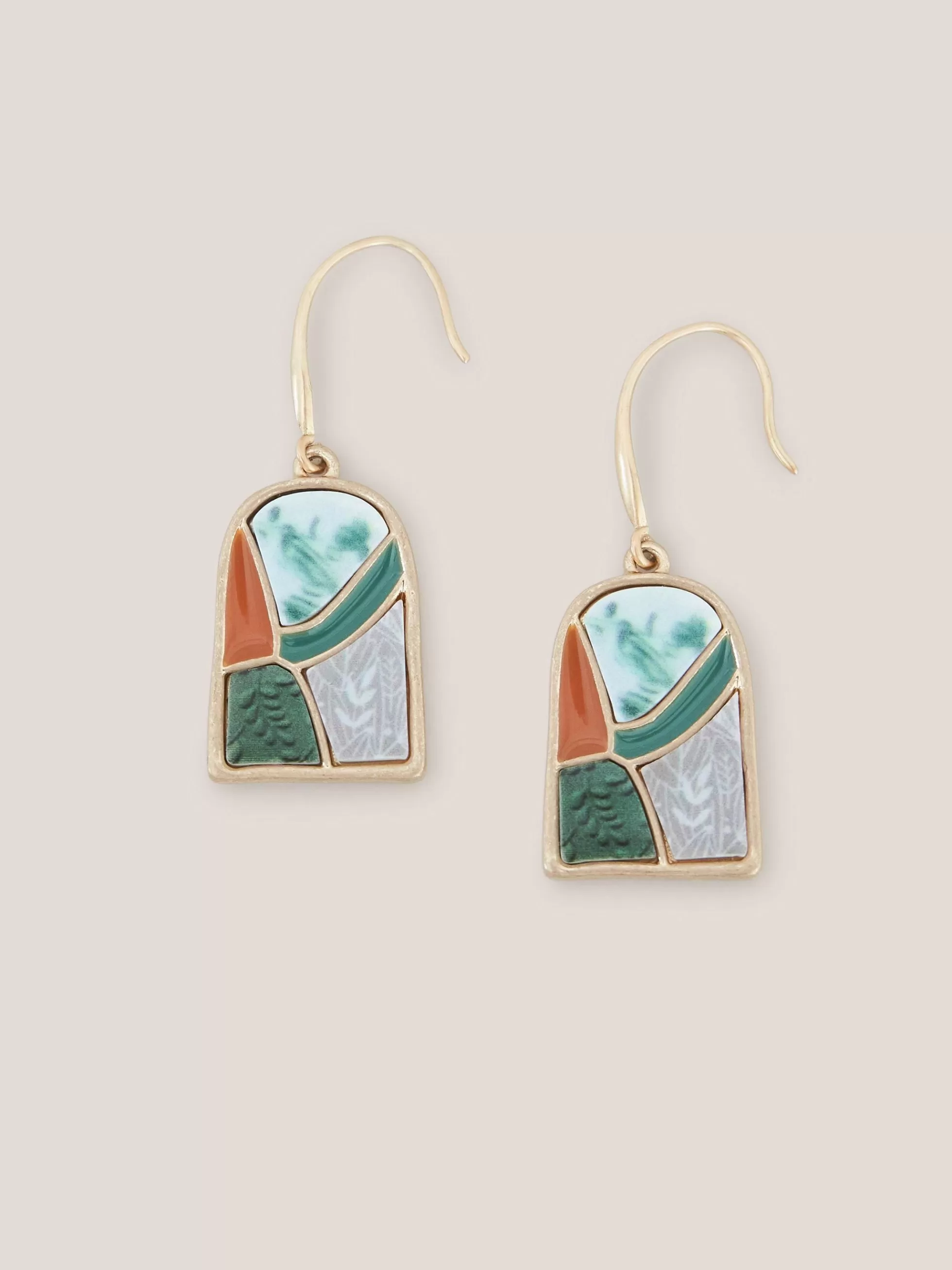 Outlet Pebble Mosaic Tile Earrings Jewellery