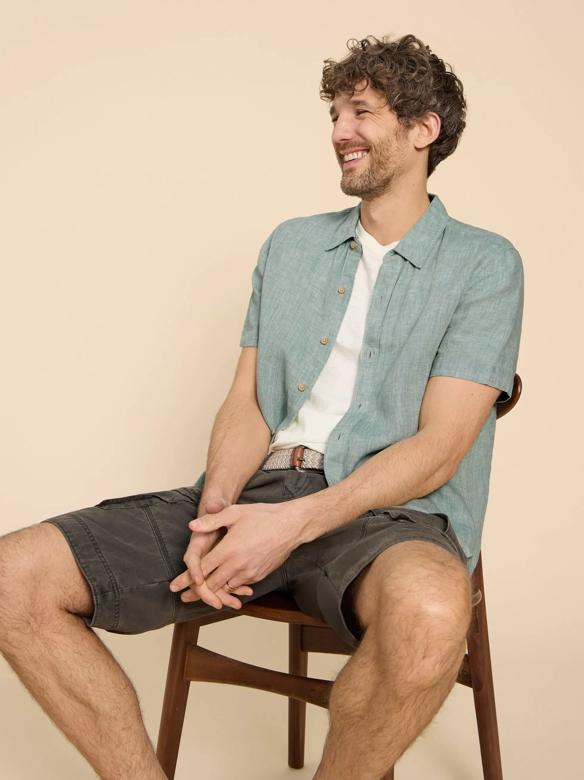 Outlet Pembroke Ss Linen Shirt Shirts