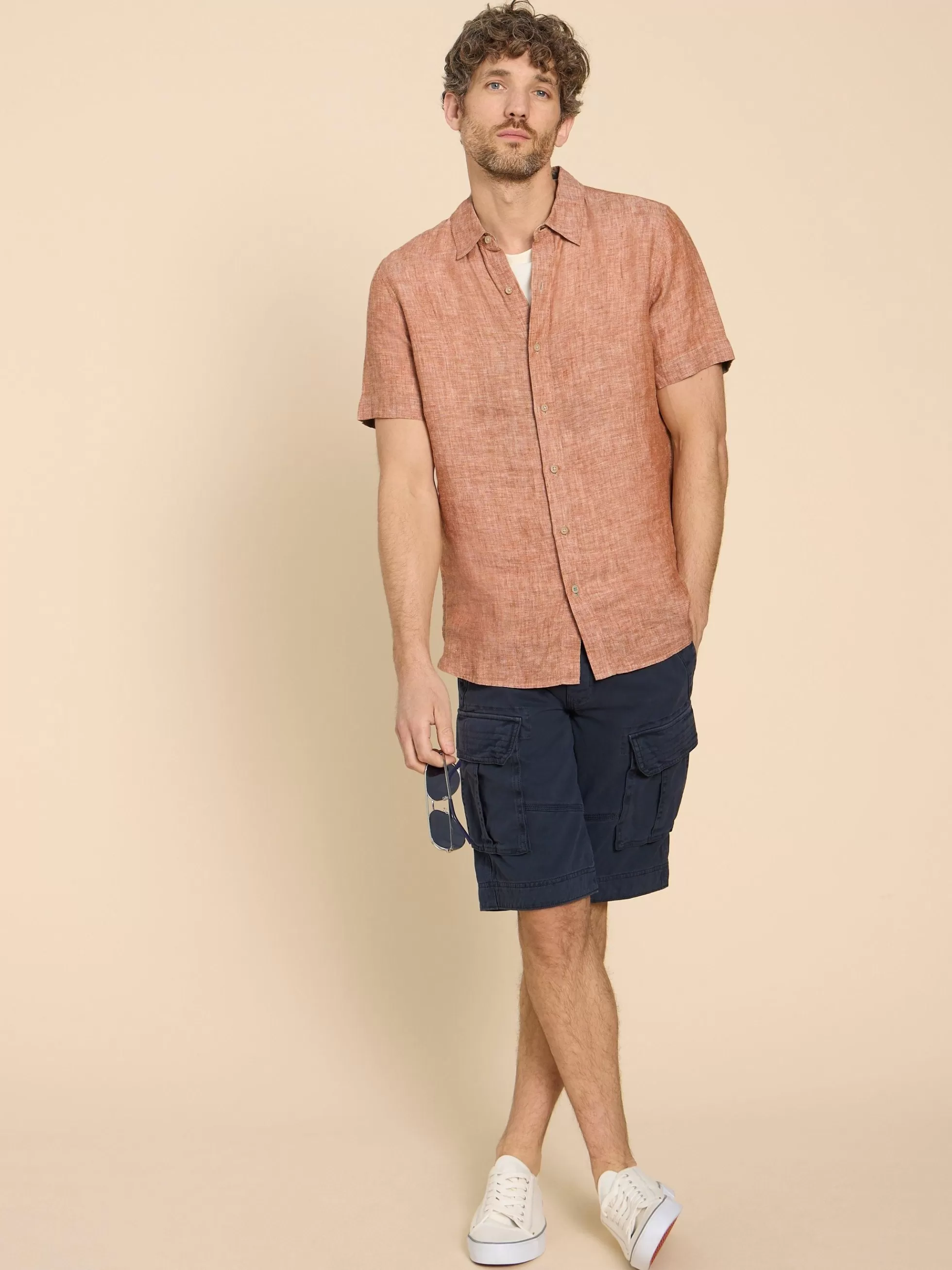 Fashion Pembroke Ss Linen Shirt Shirts