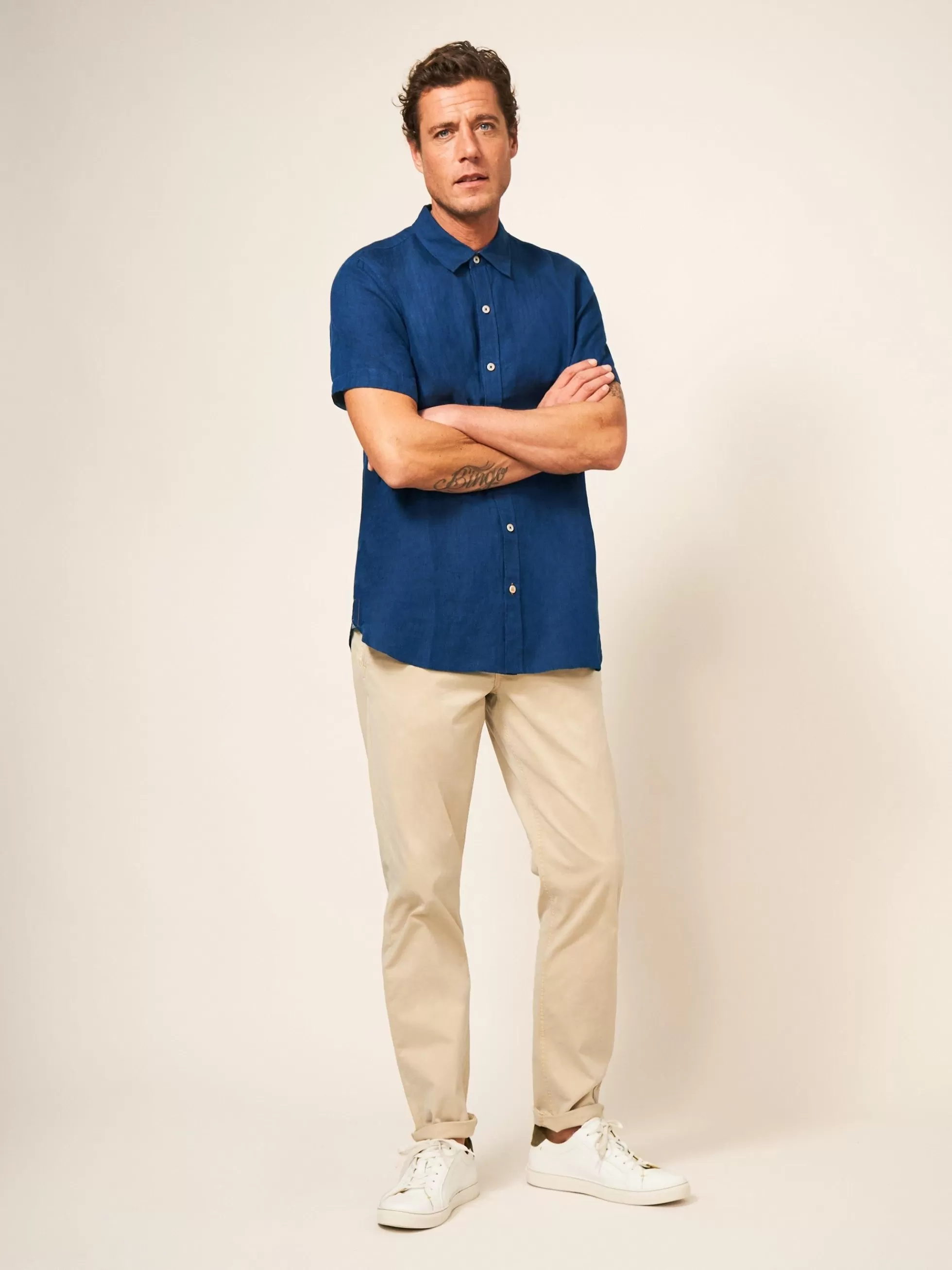 Outlet Pembroke Ss Linen Shirt Shirts