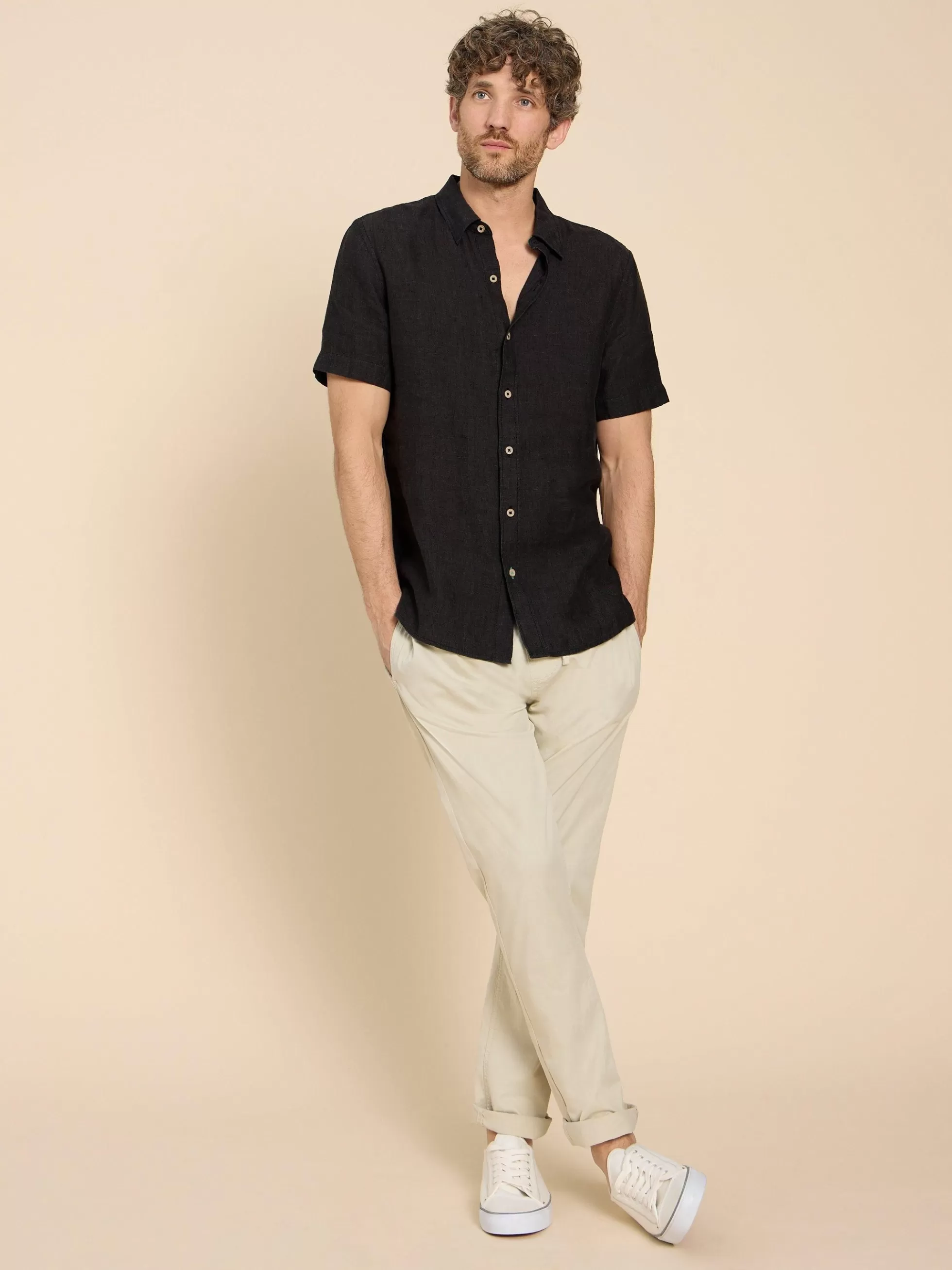 Outlet Pembroke Ss Linen Shirt Shirts