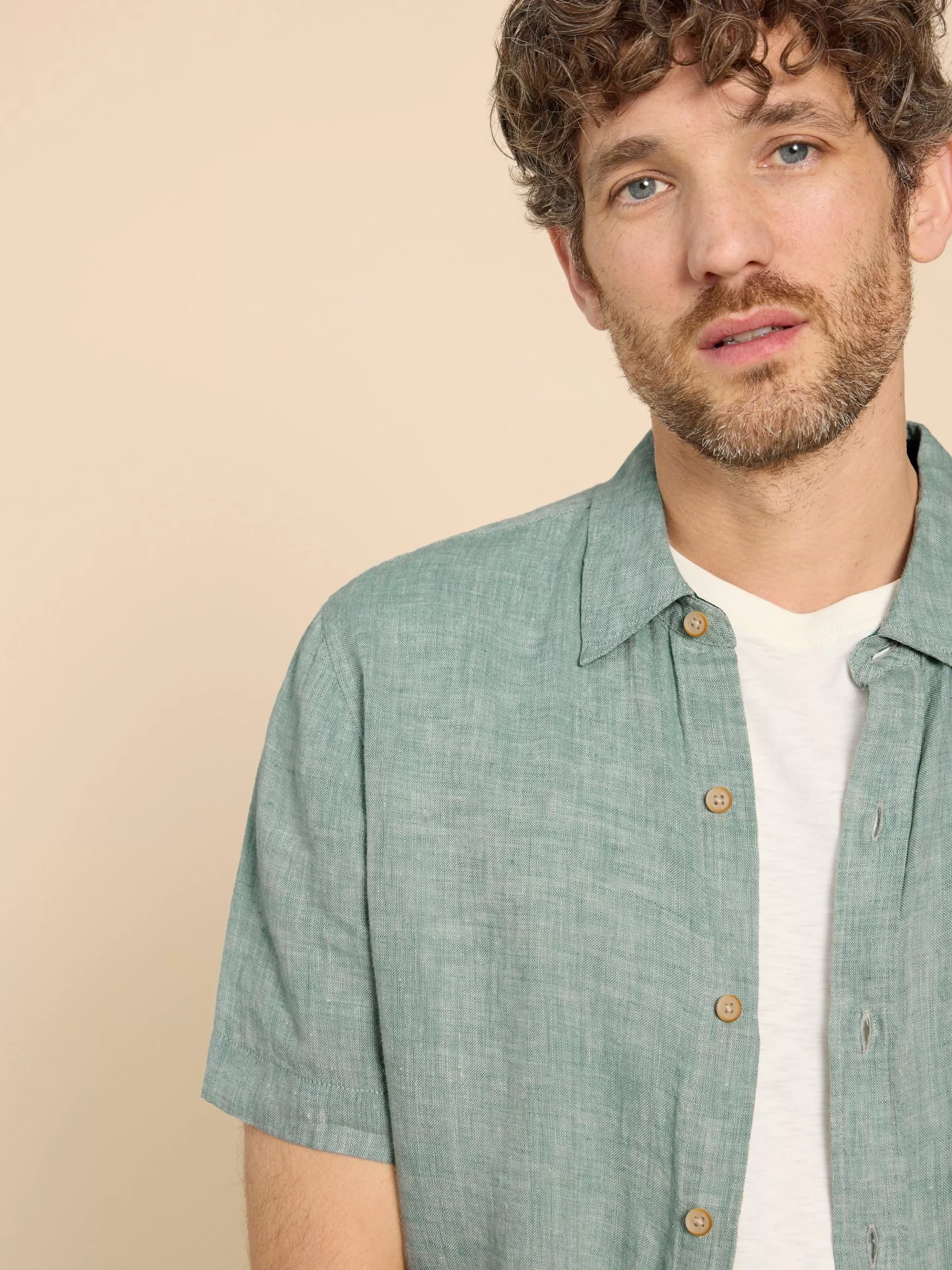 Outlet Pembroke Ss Linen Shirt Shirts