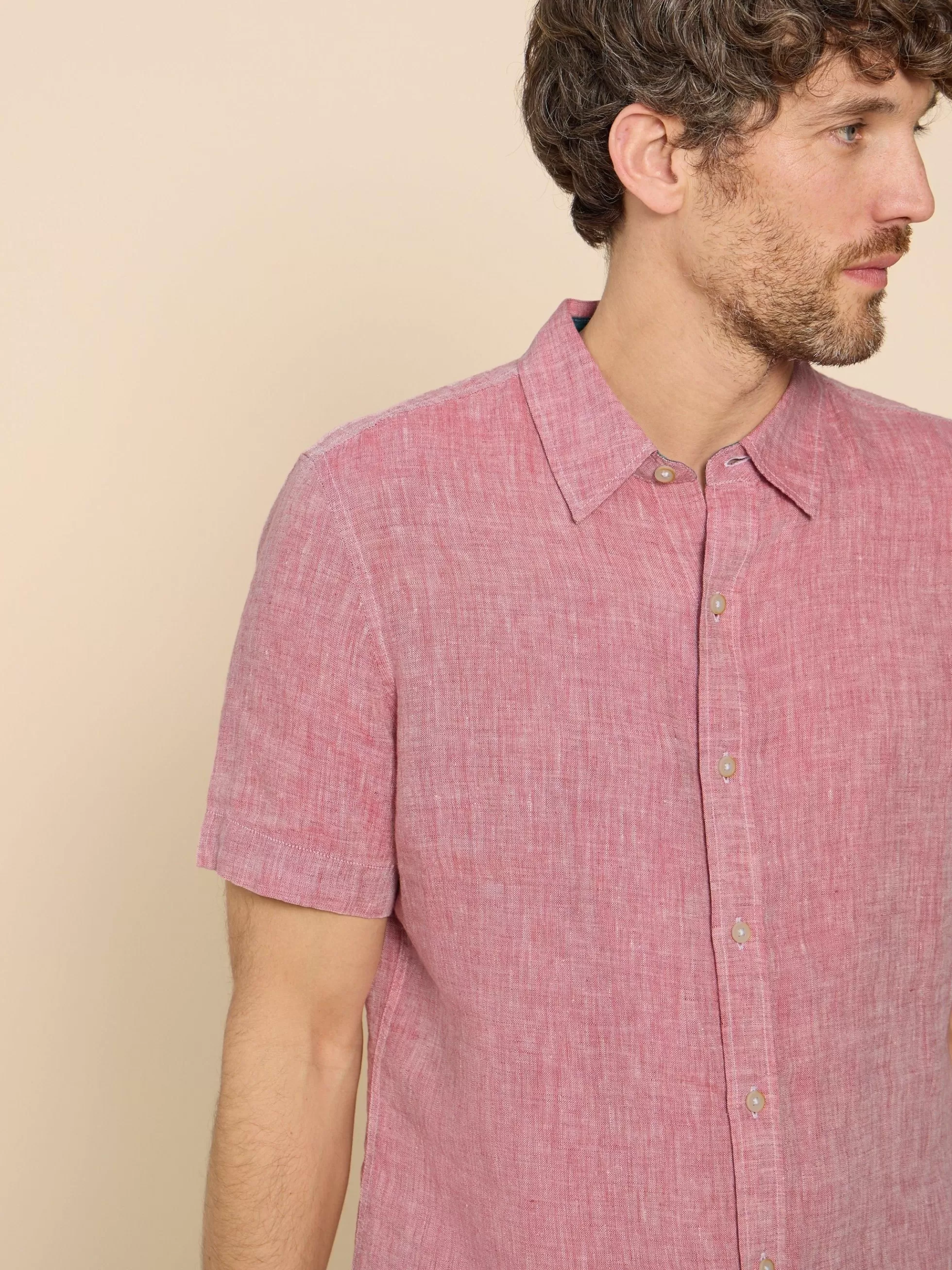 Shop Pembroke Ss Linen Shirt Shirts