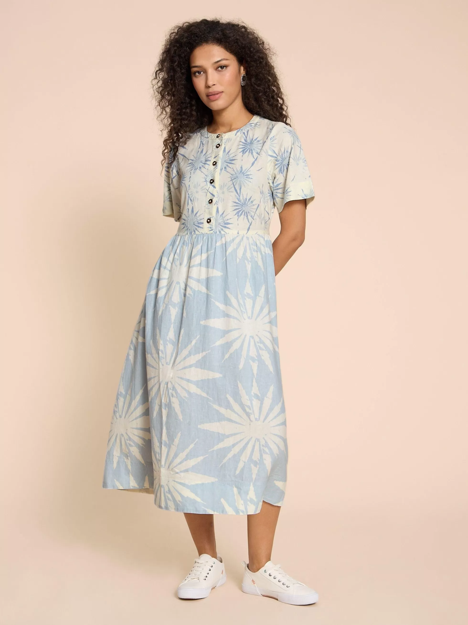 Discount Pip Linen Blend Midi Dress Dresses