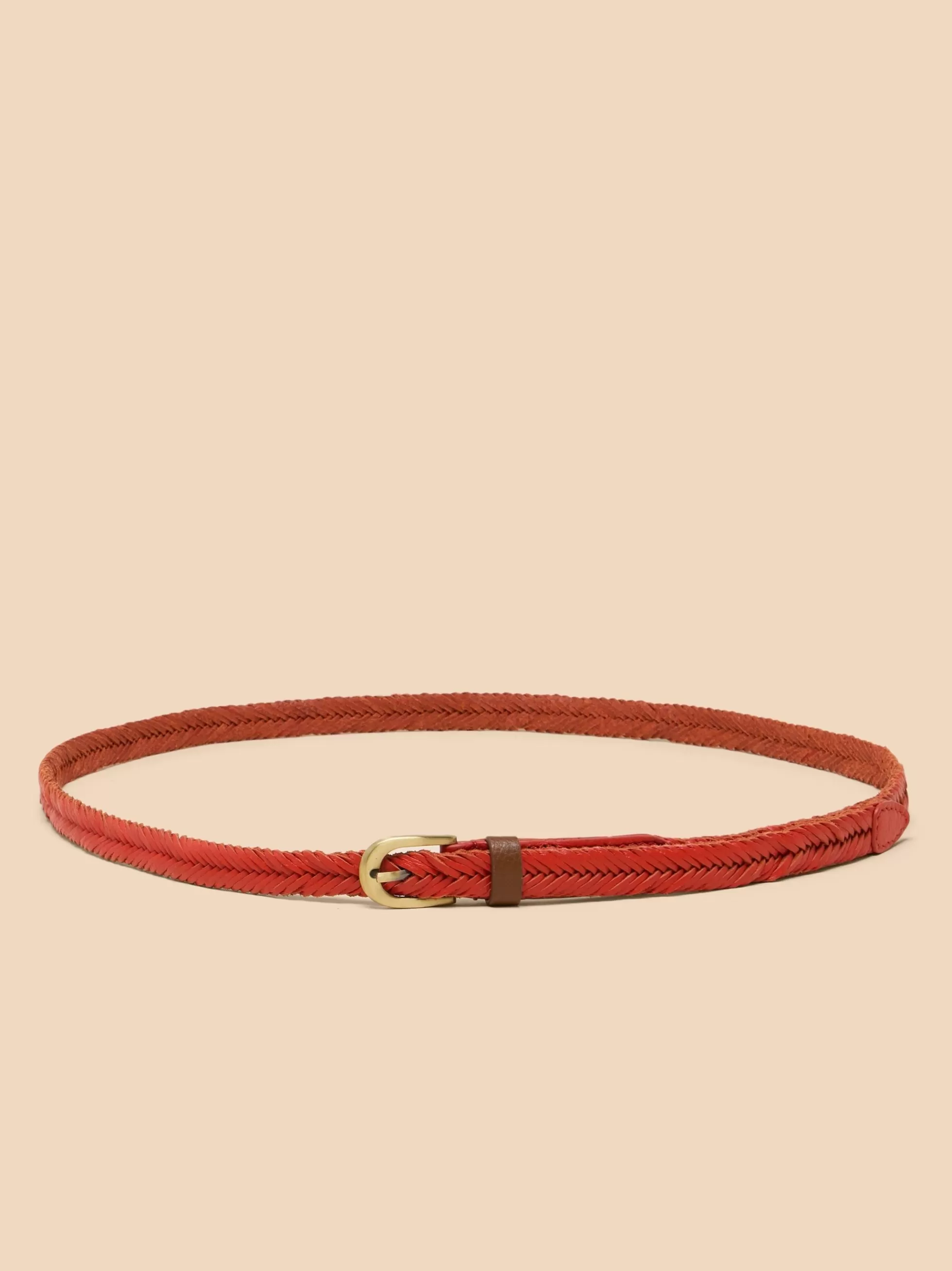 New Plaited Leather Skinny Belt Belts