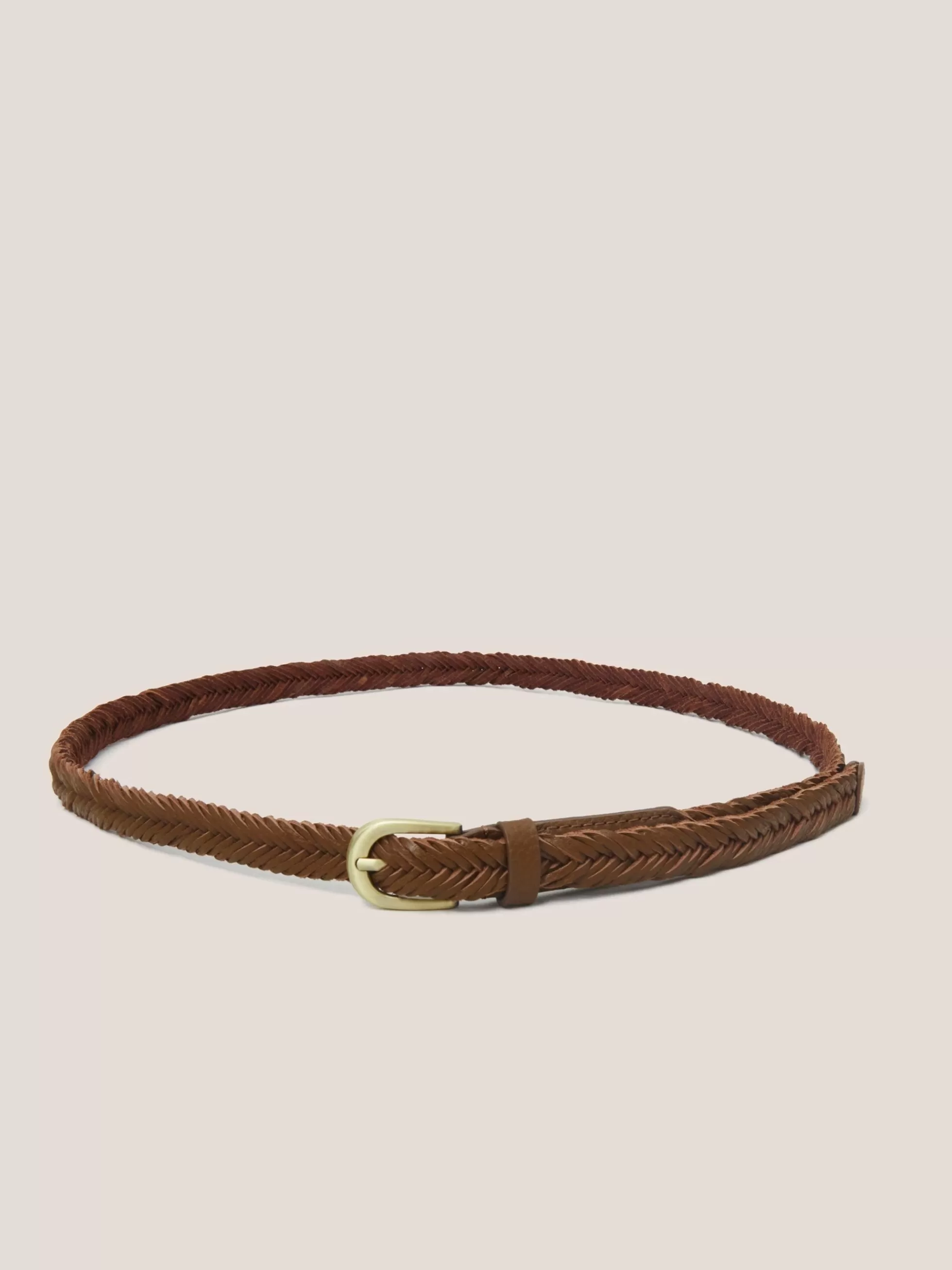 Best Plaited Leather Skinny Belt Belts