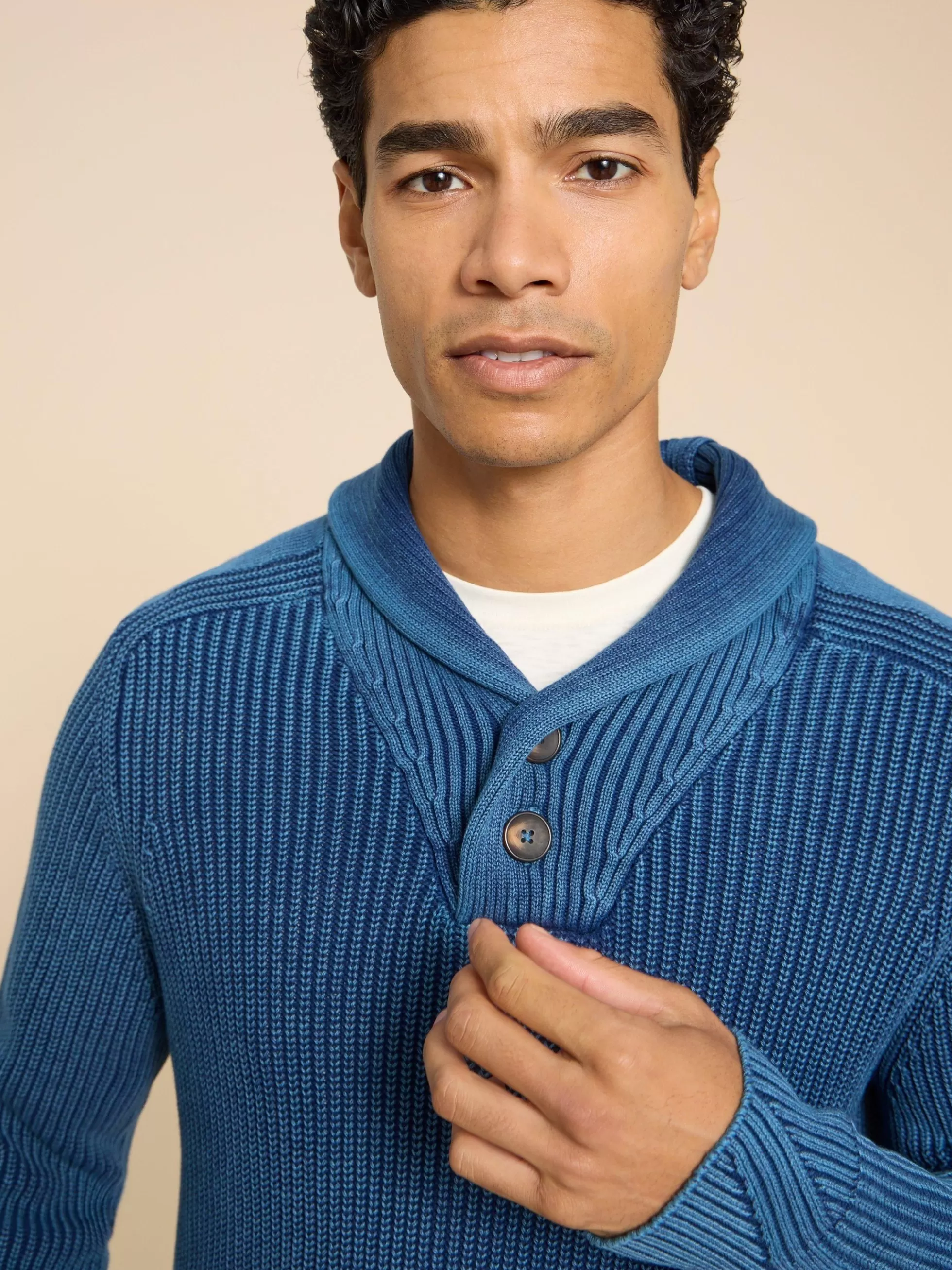 New Ribbed Shawl Neck Jumper Jumpers And Cardigans