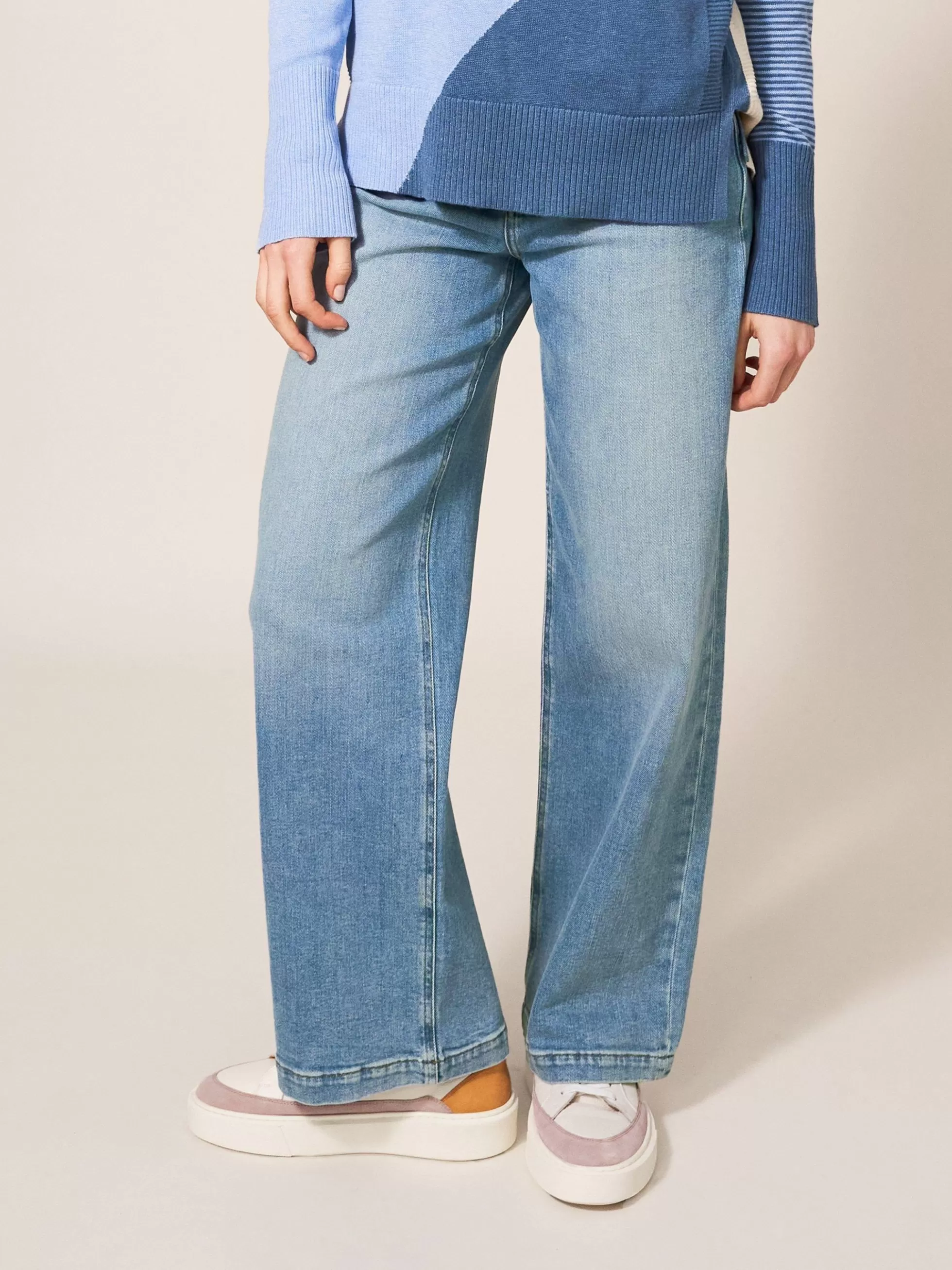 Cheap Sadie Wide Leg Jean Trousers