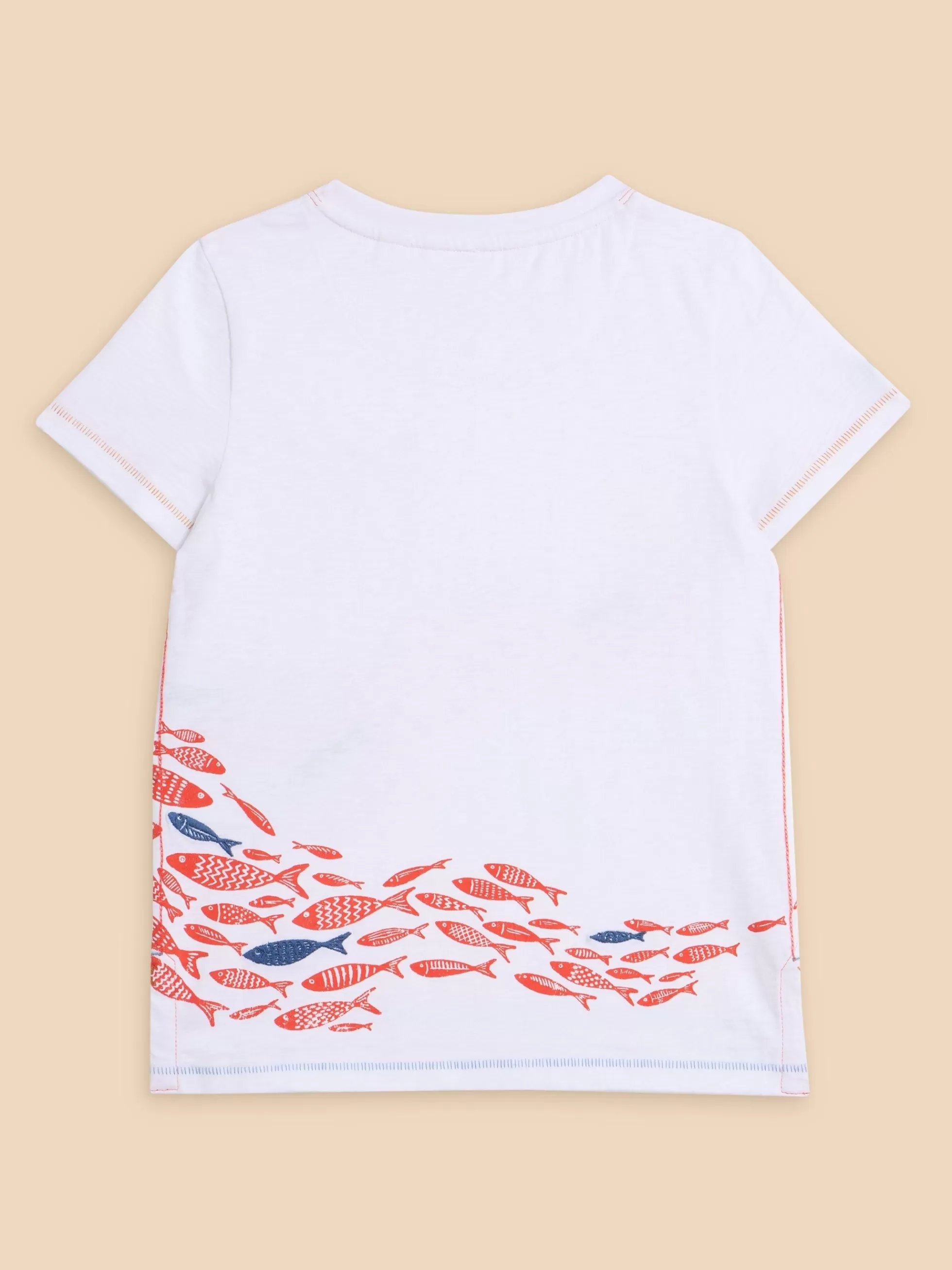 Outlet Shoal Fish Ss Graphic Tee Tops