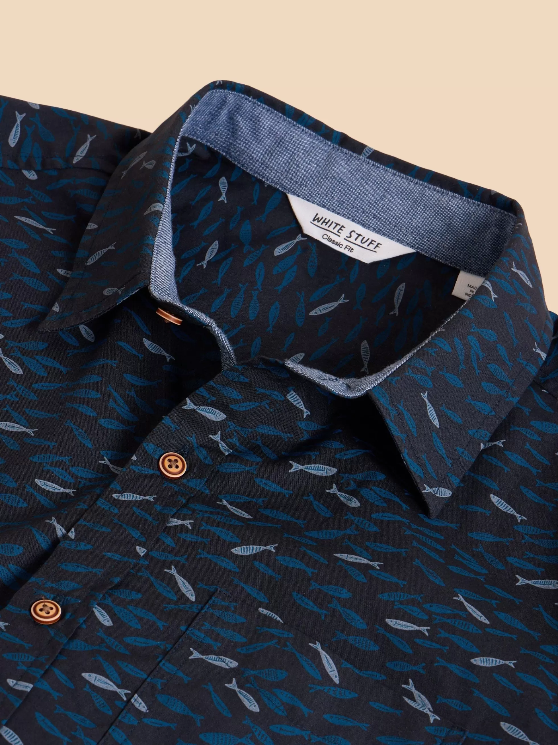 Clearance Shoal Printed Ls Shirt Shirts