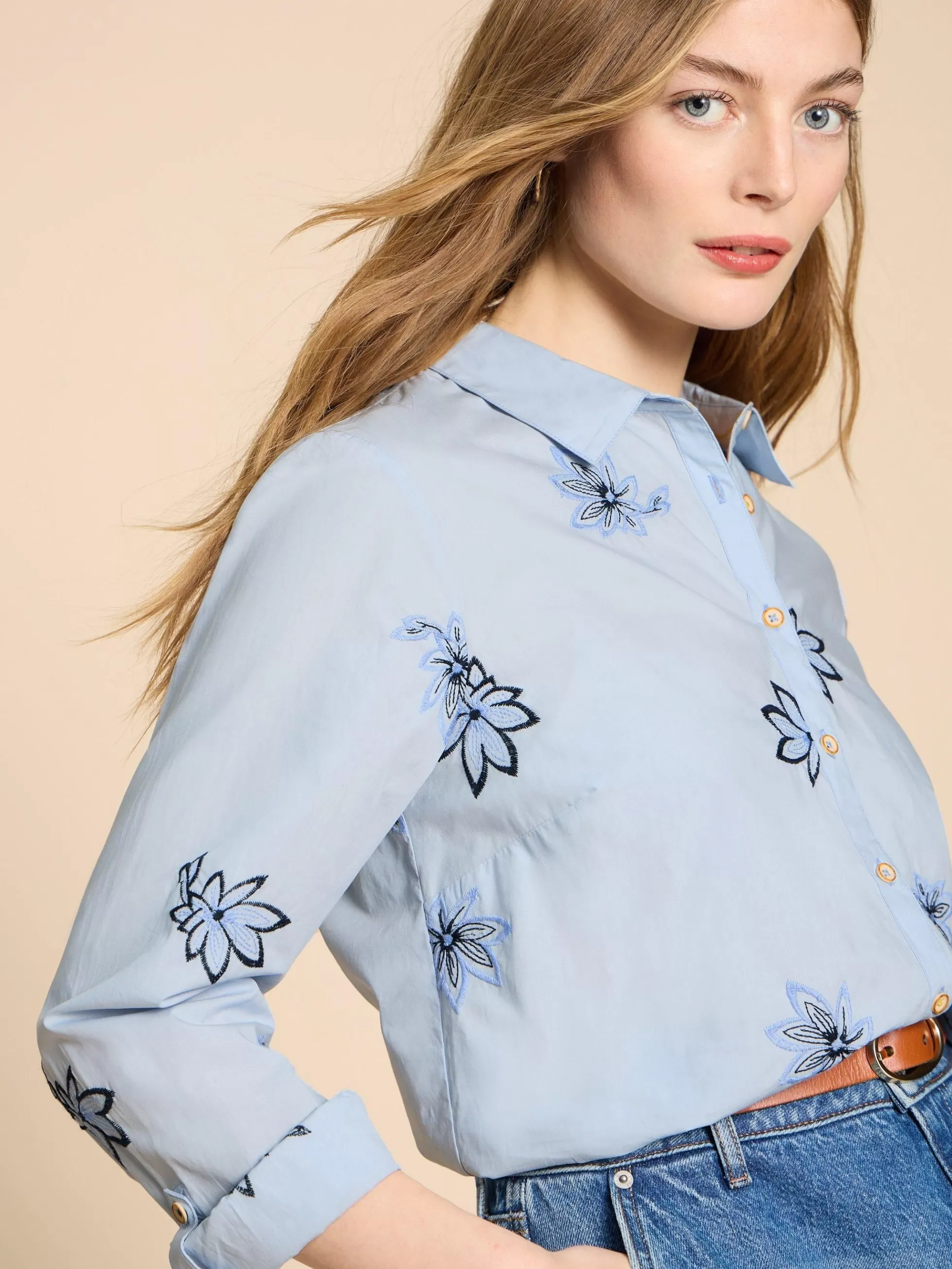 Sale Sophie Embroidered Shirt Shirts And Blouses