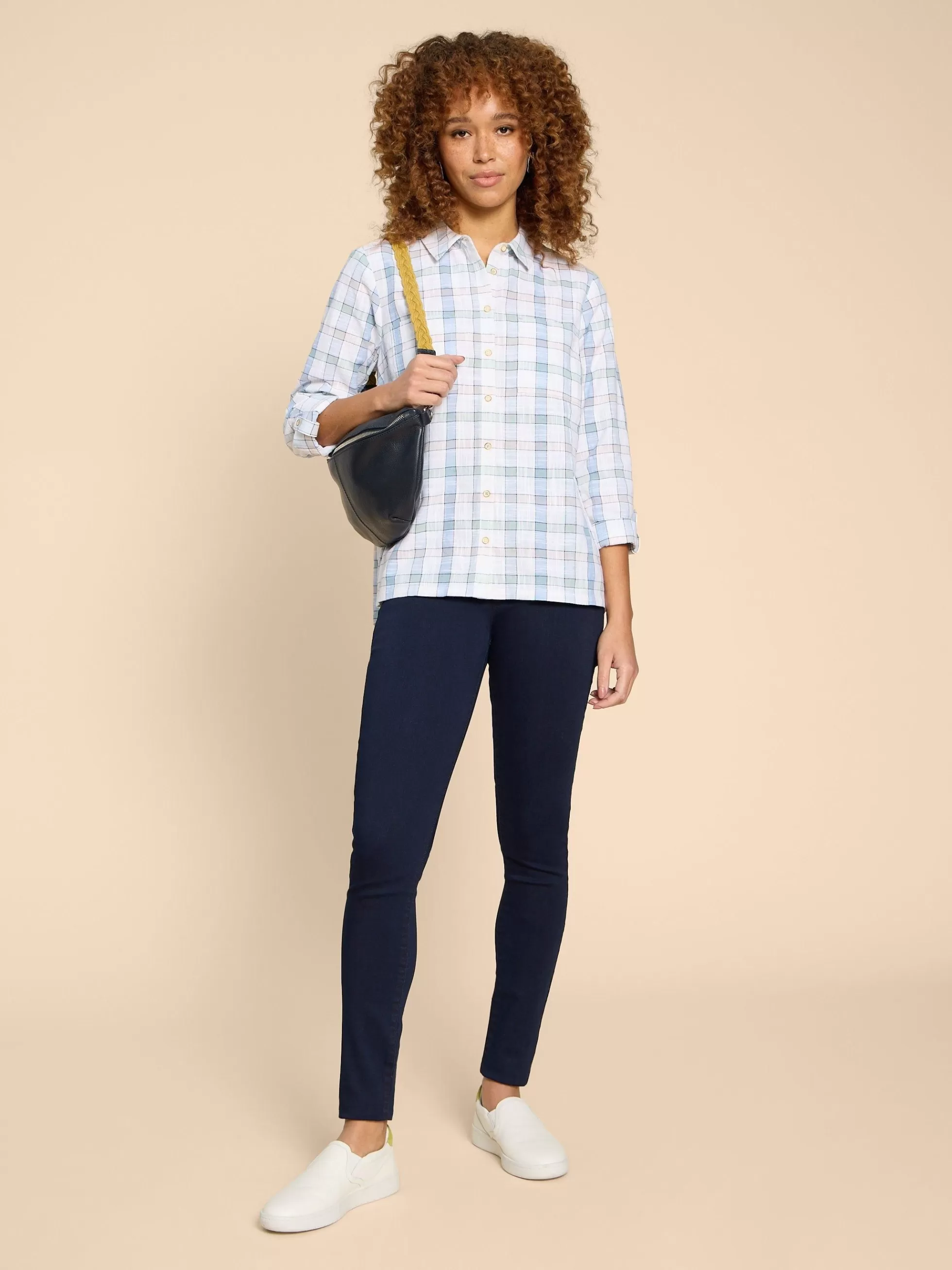 Shop Sophie Organic Check Shirt Shirts And Blouses