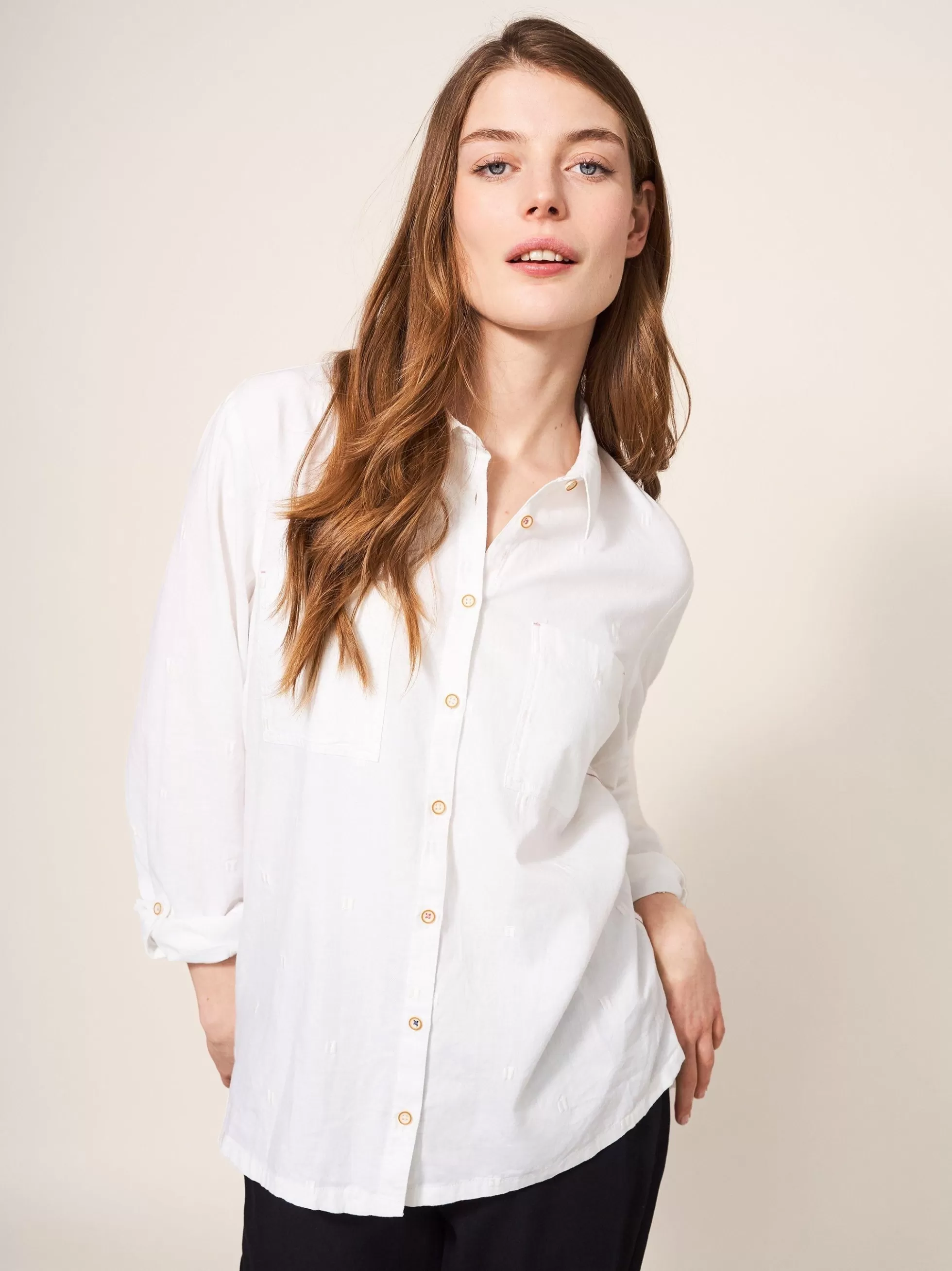 Hot Sophie Organic Cotton Shirt Shirts And Blouses