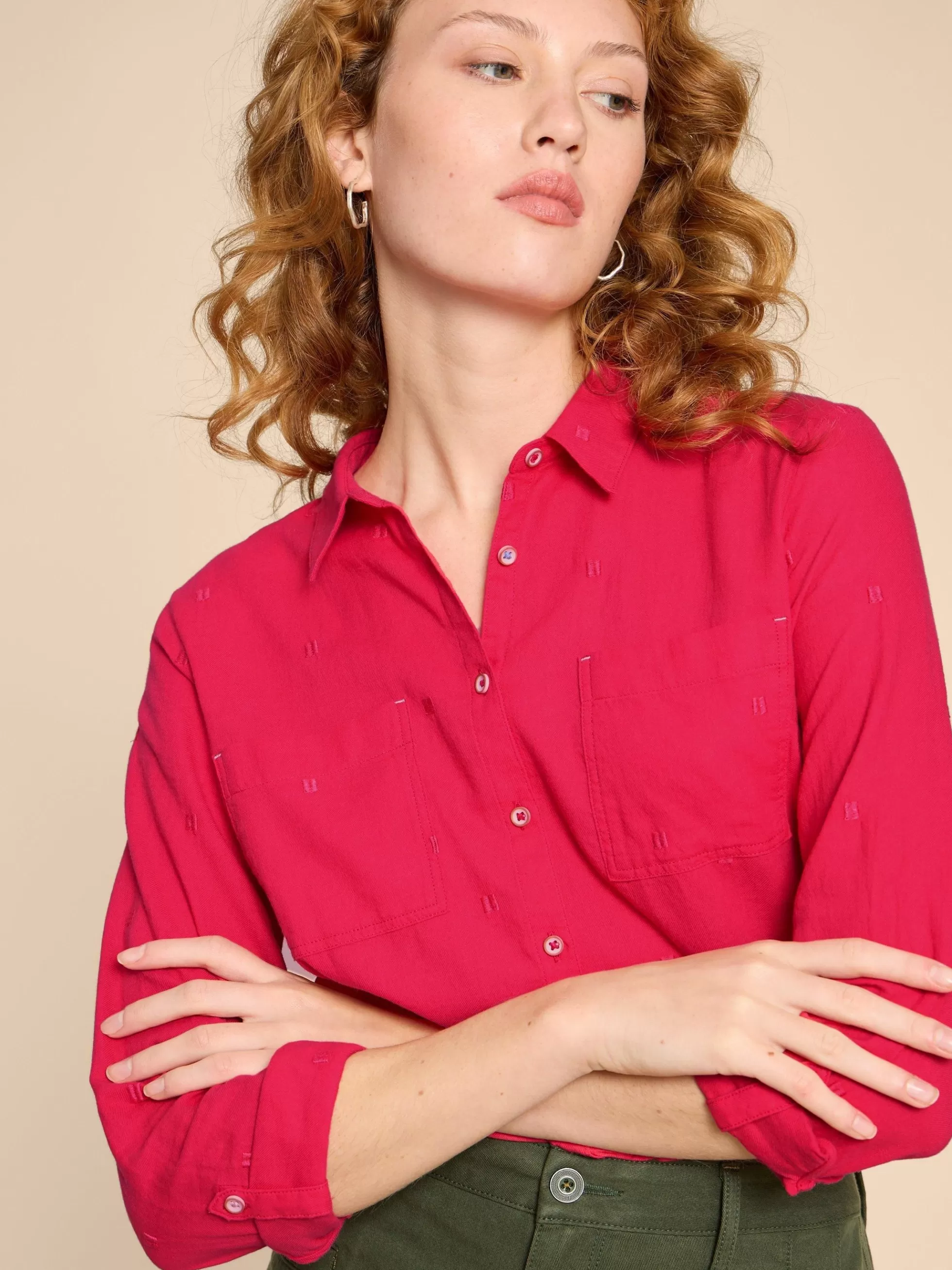 Clearance Sophie Organic Cotton Shirt Shirts And Blouses