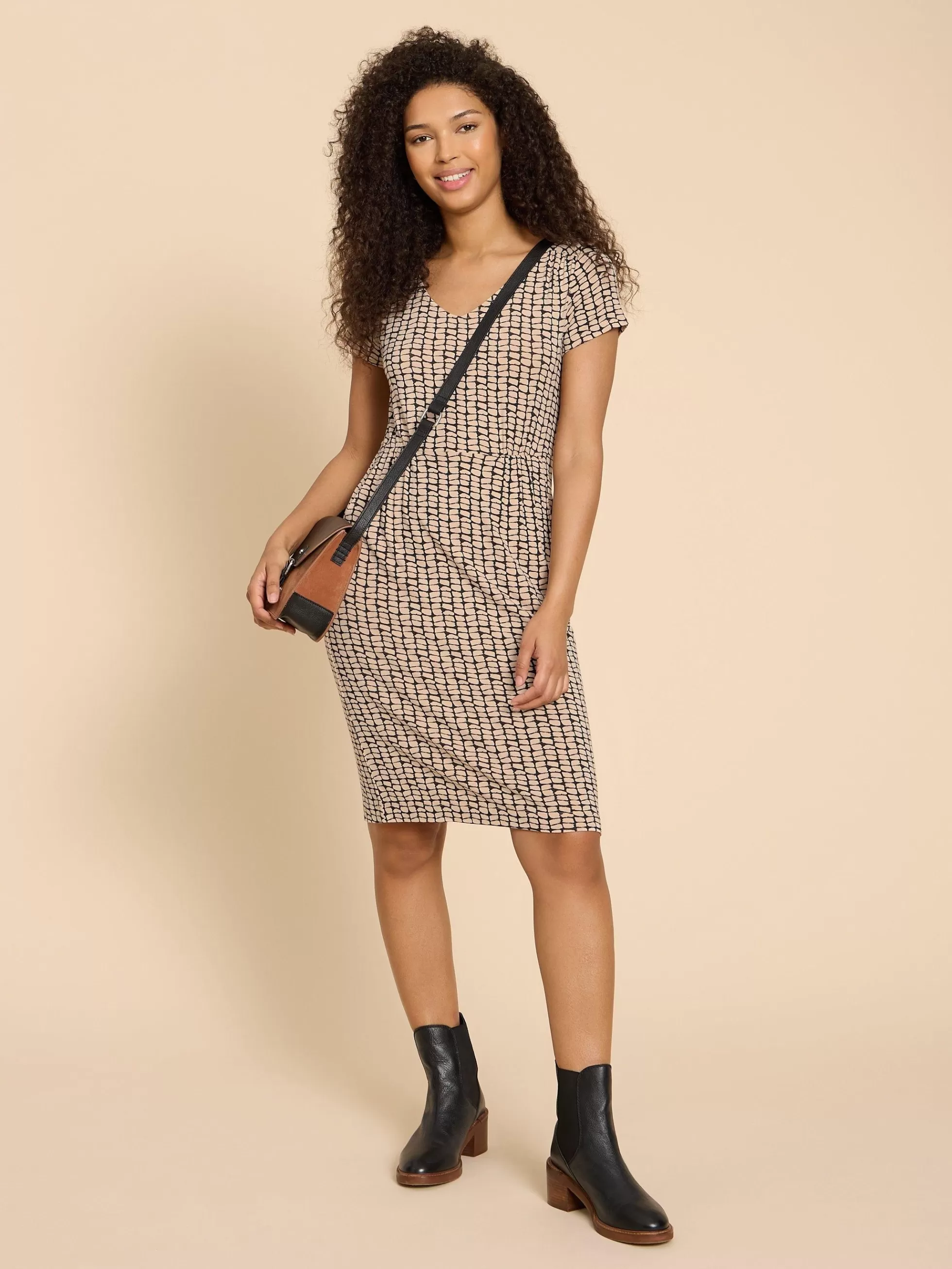 Shop Tallie V Neck Jersey Dress Dresses