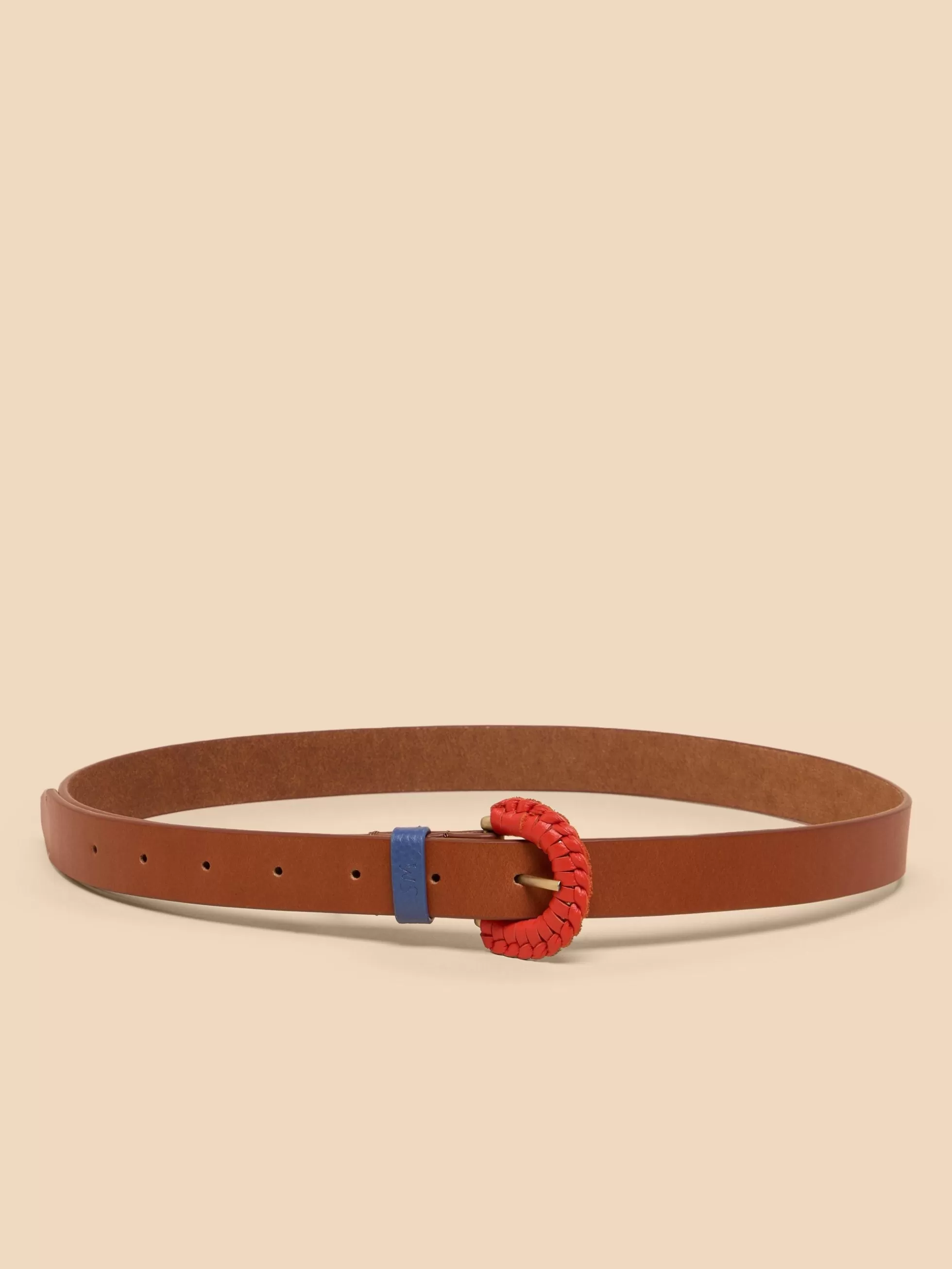 Store Woven Leather Buckle Belt Belts